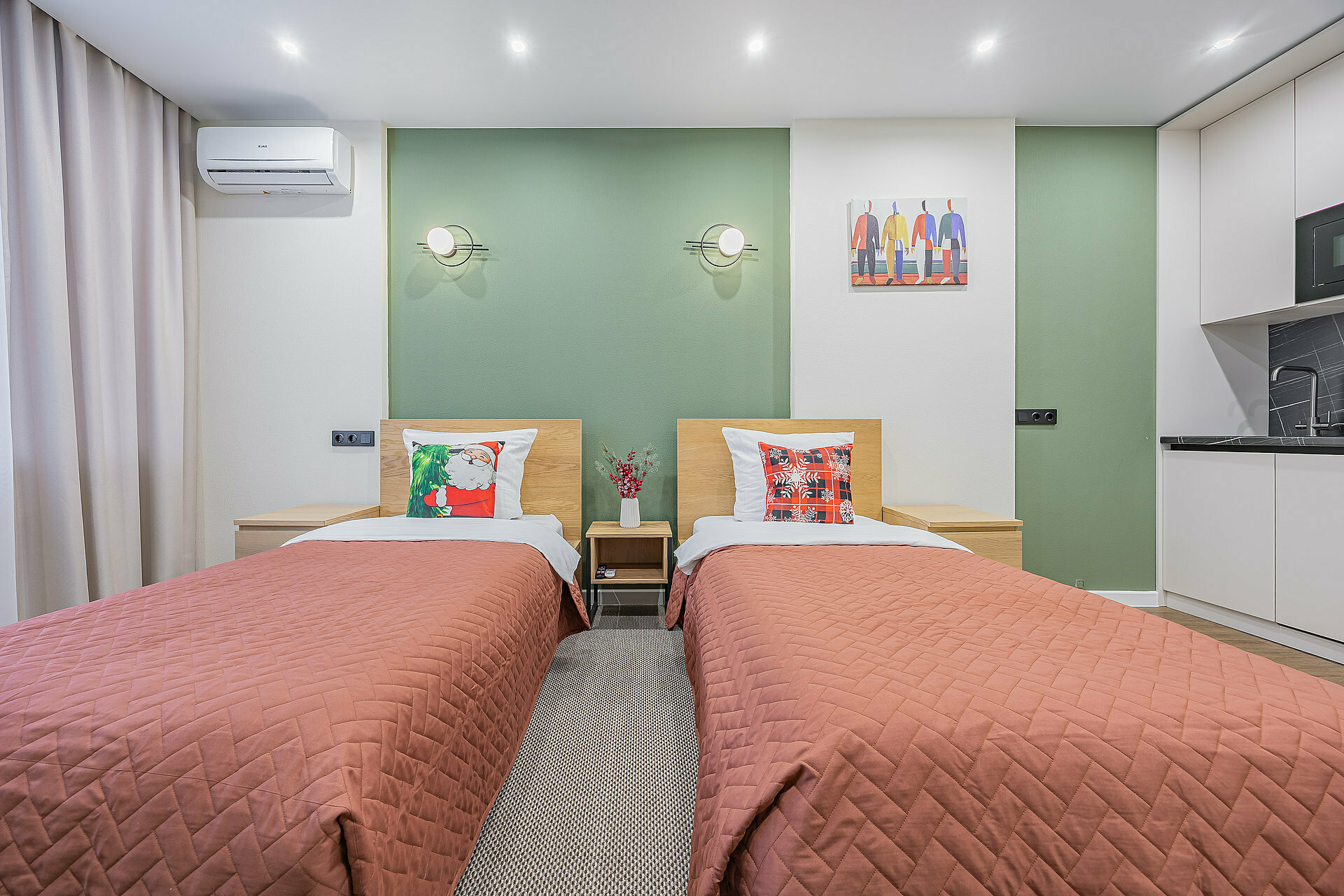 Двухместный номер Делюкс с 2 отдельными кроватями