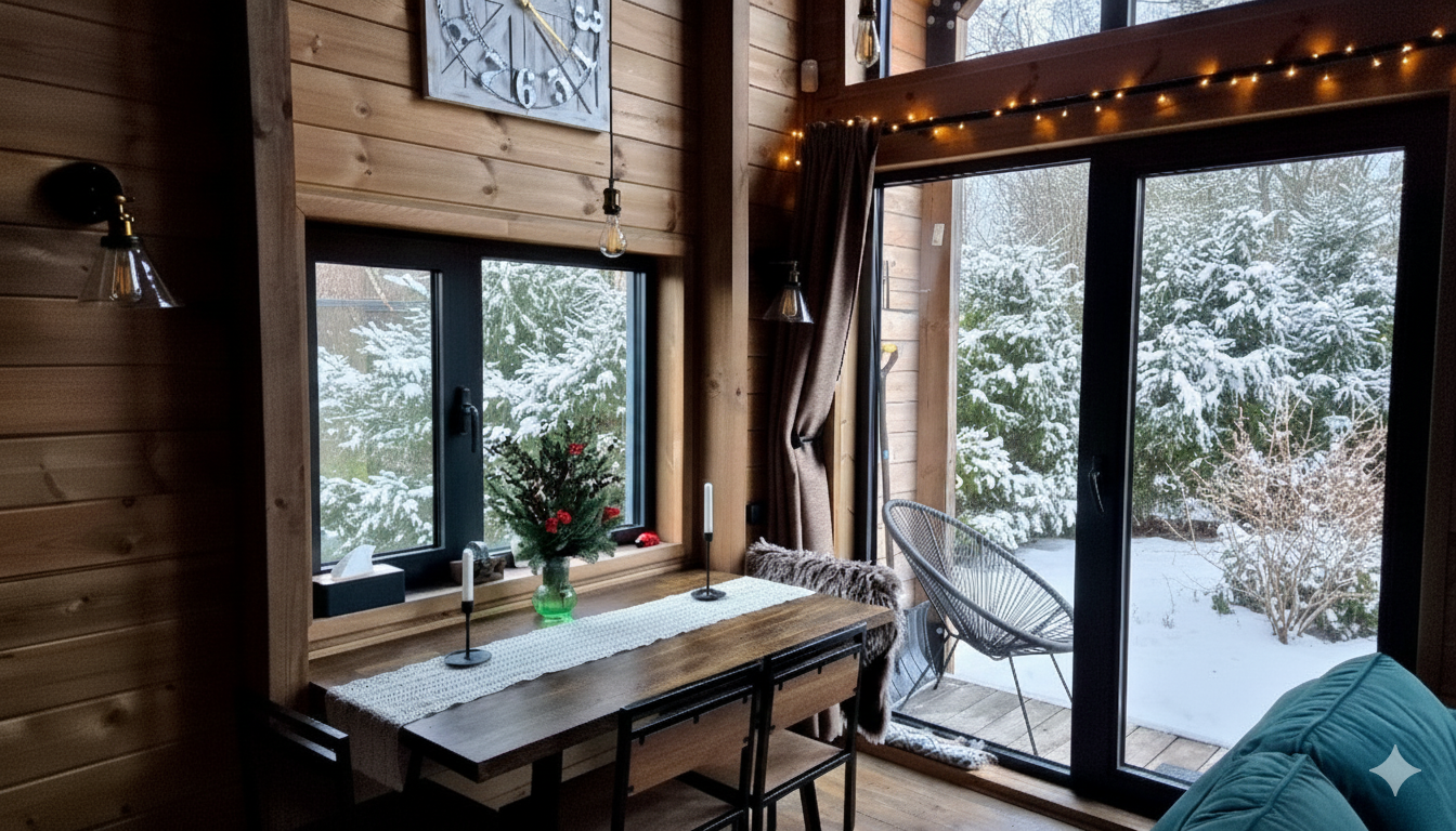 Коттедж с видом на лес