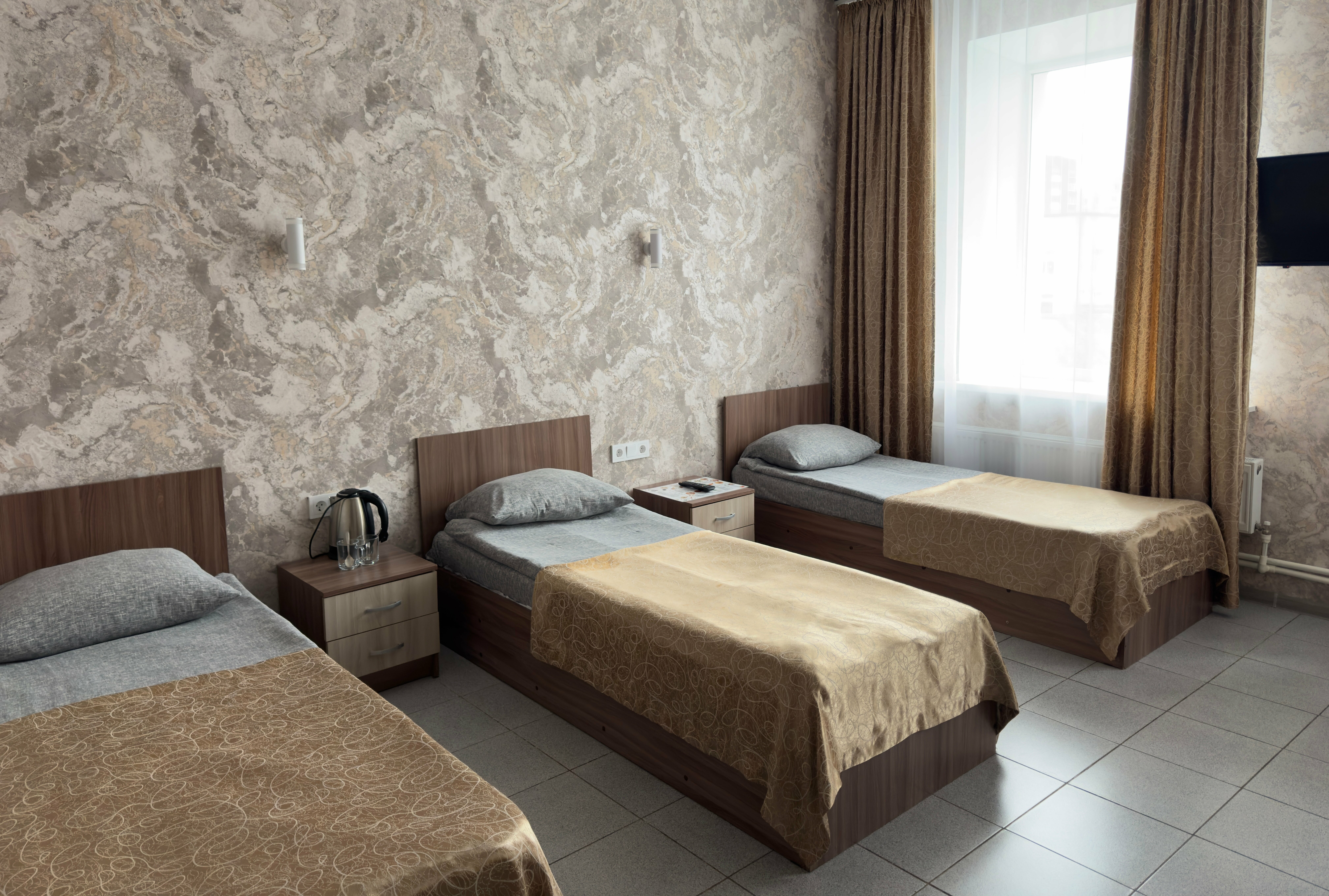 Четырехместный номер с ванной