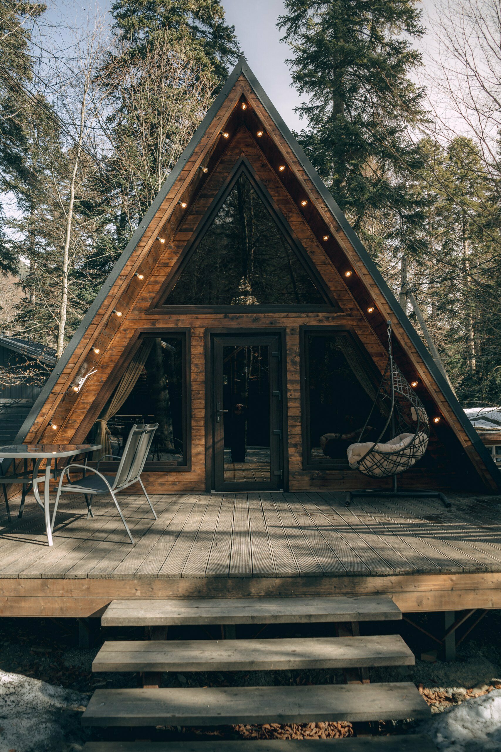 A-frame c джакузи