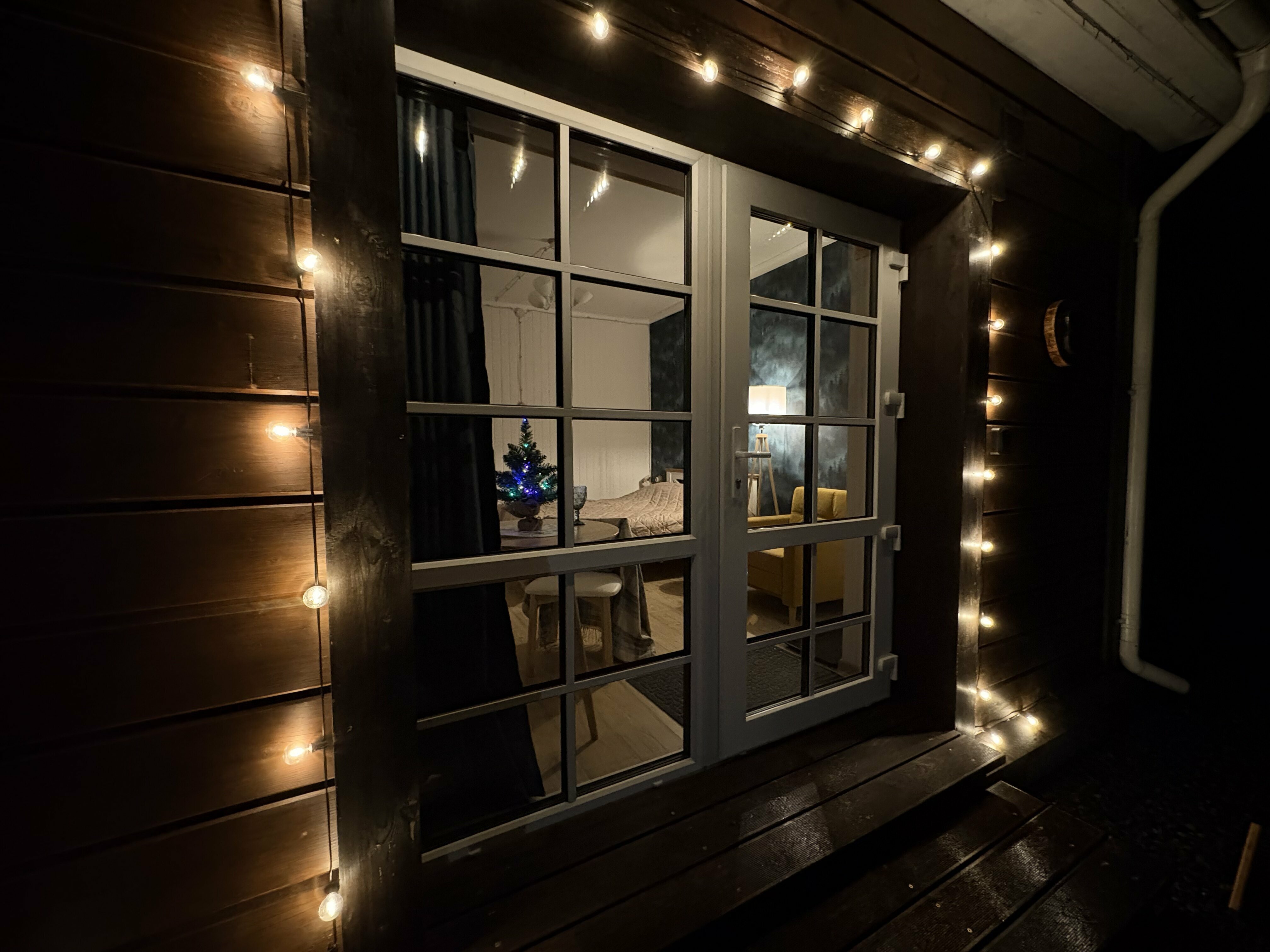 Студия в загородном доме с видом на лес