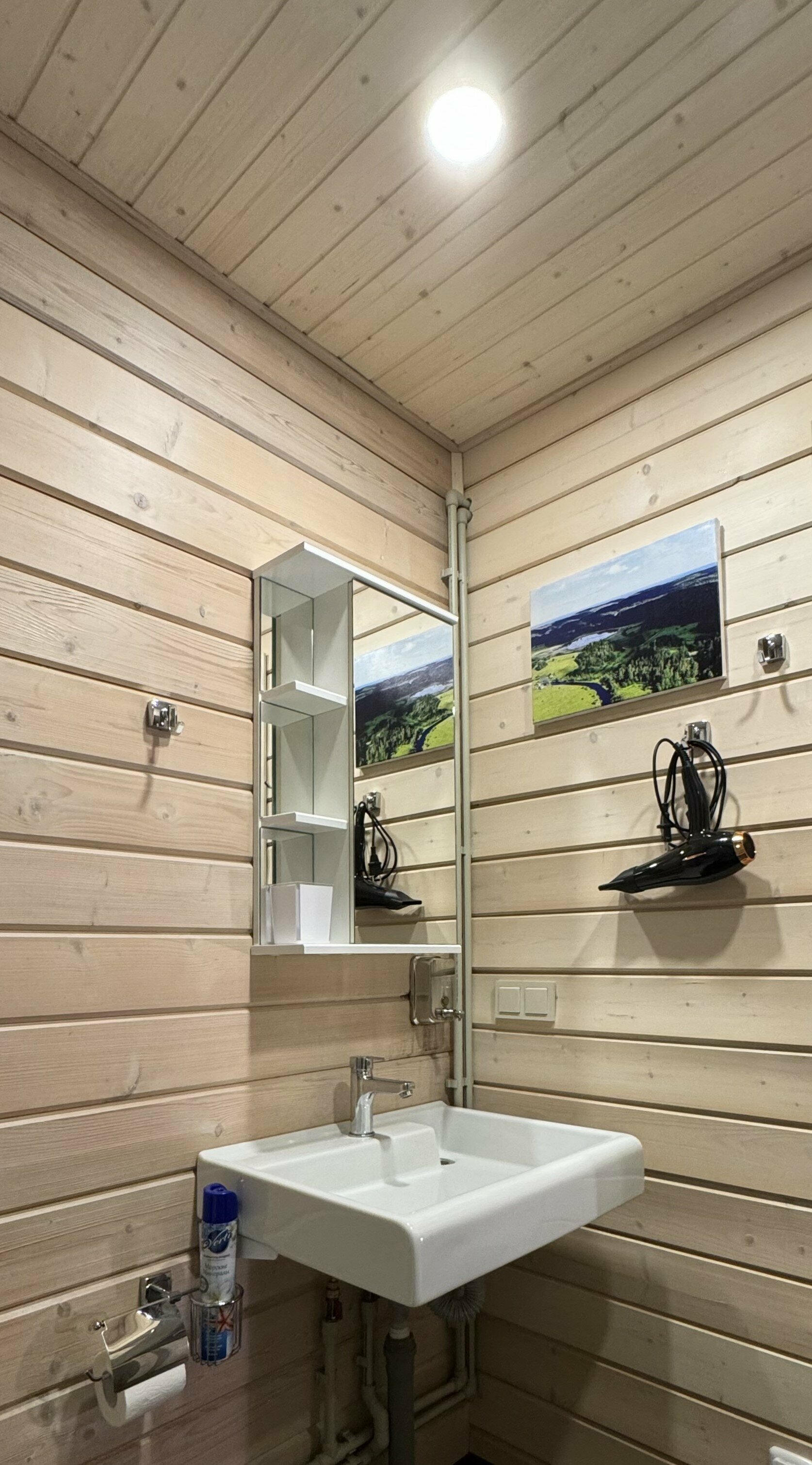 Коттедж с собственной сауной и видом на озеро