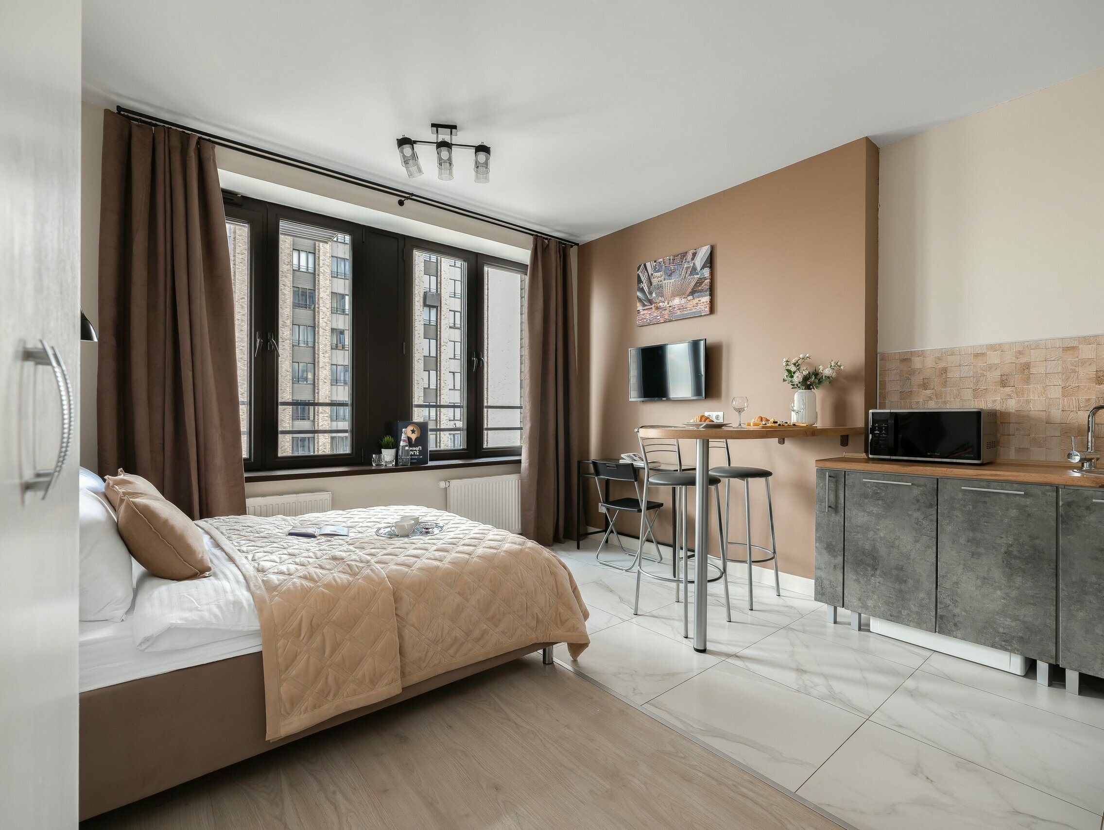 Uptown - 2х местные делюкс апартаменты в "Савеловский-Сити" (23 этаж)