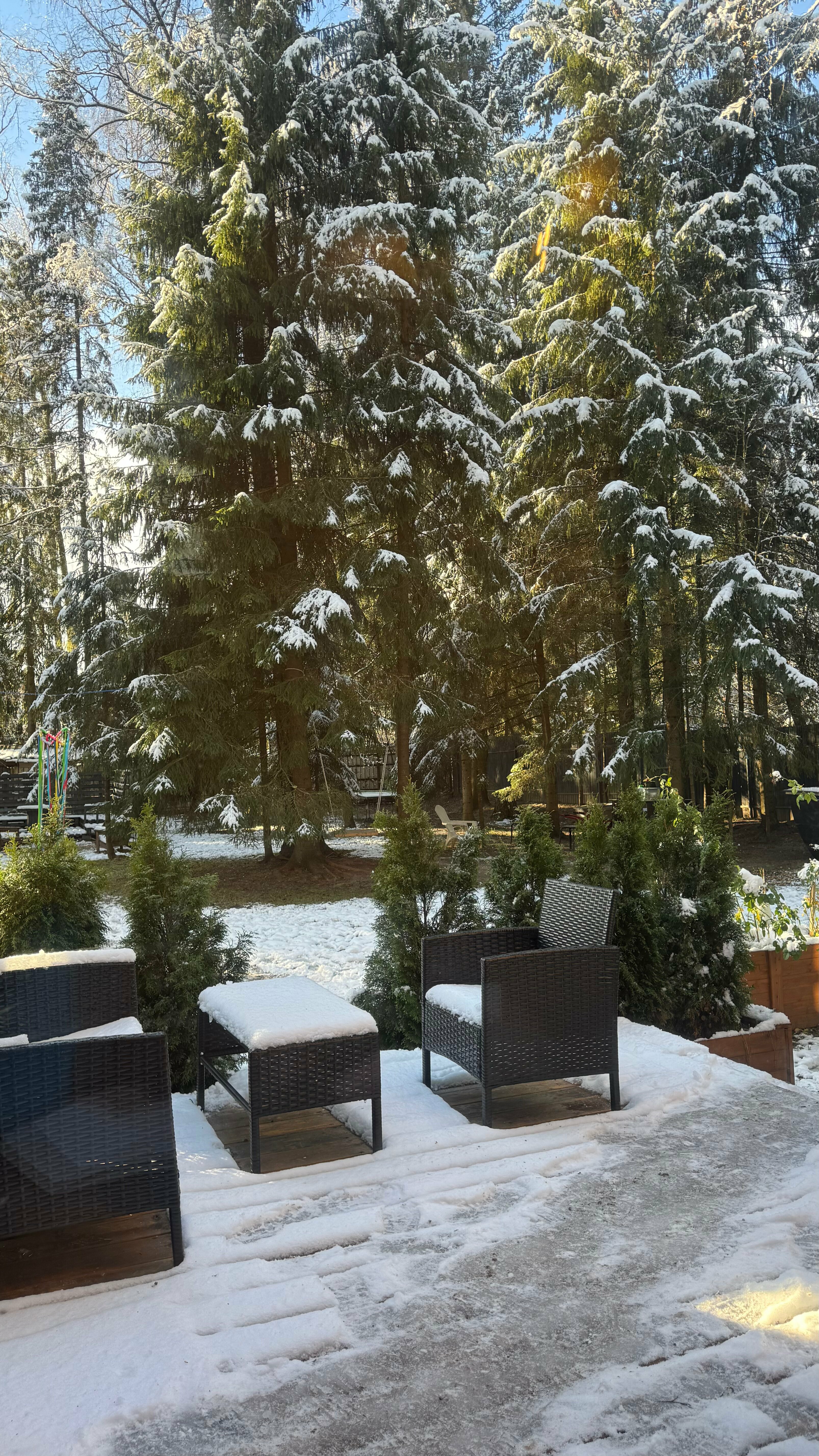 Домик на двоих с банным чаном на террасе