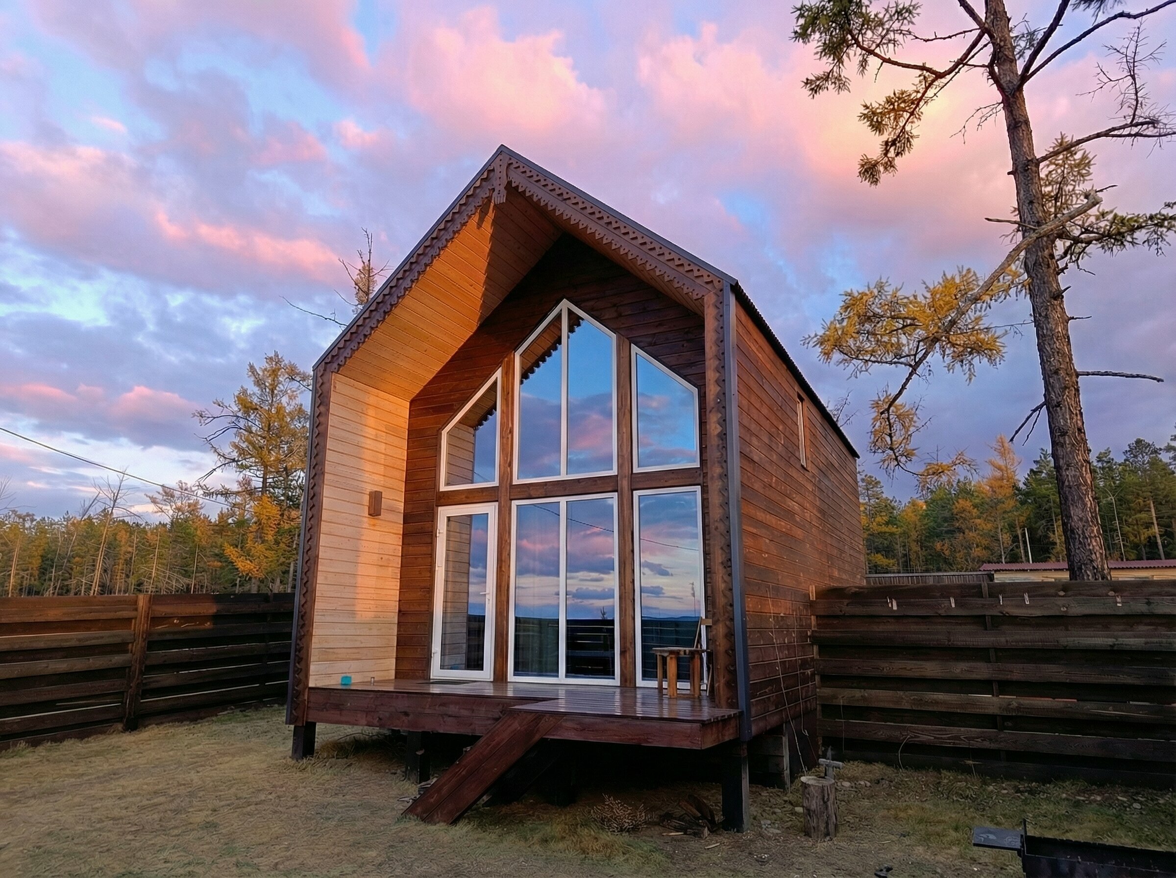 Дом с видом на озеро