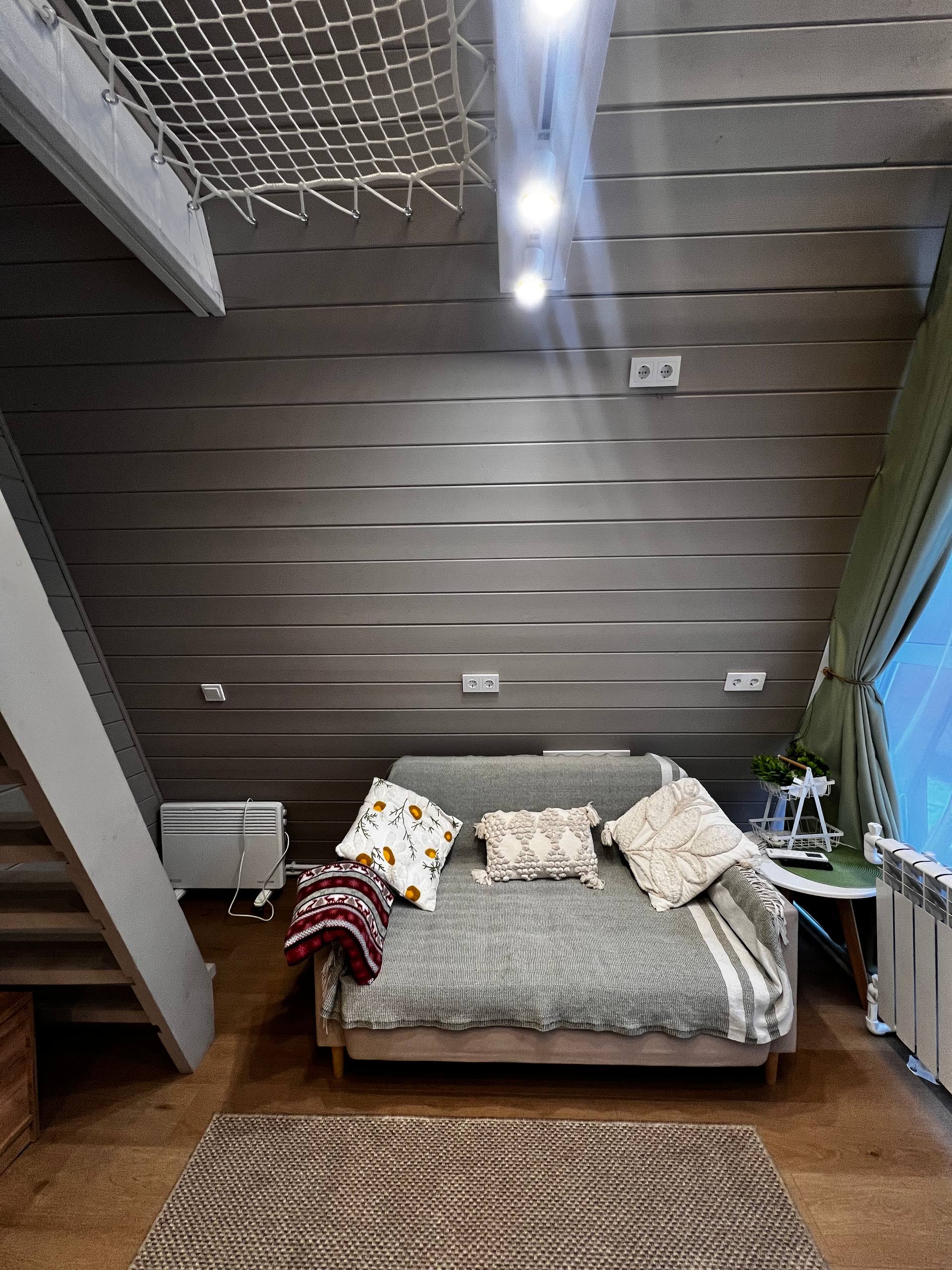 А-фрейм дом с сибирским чаном и баней (стоимость указана за дом)