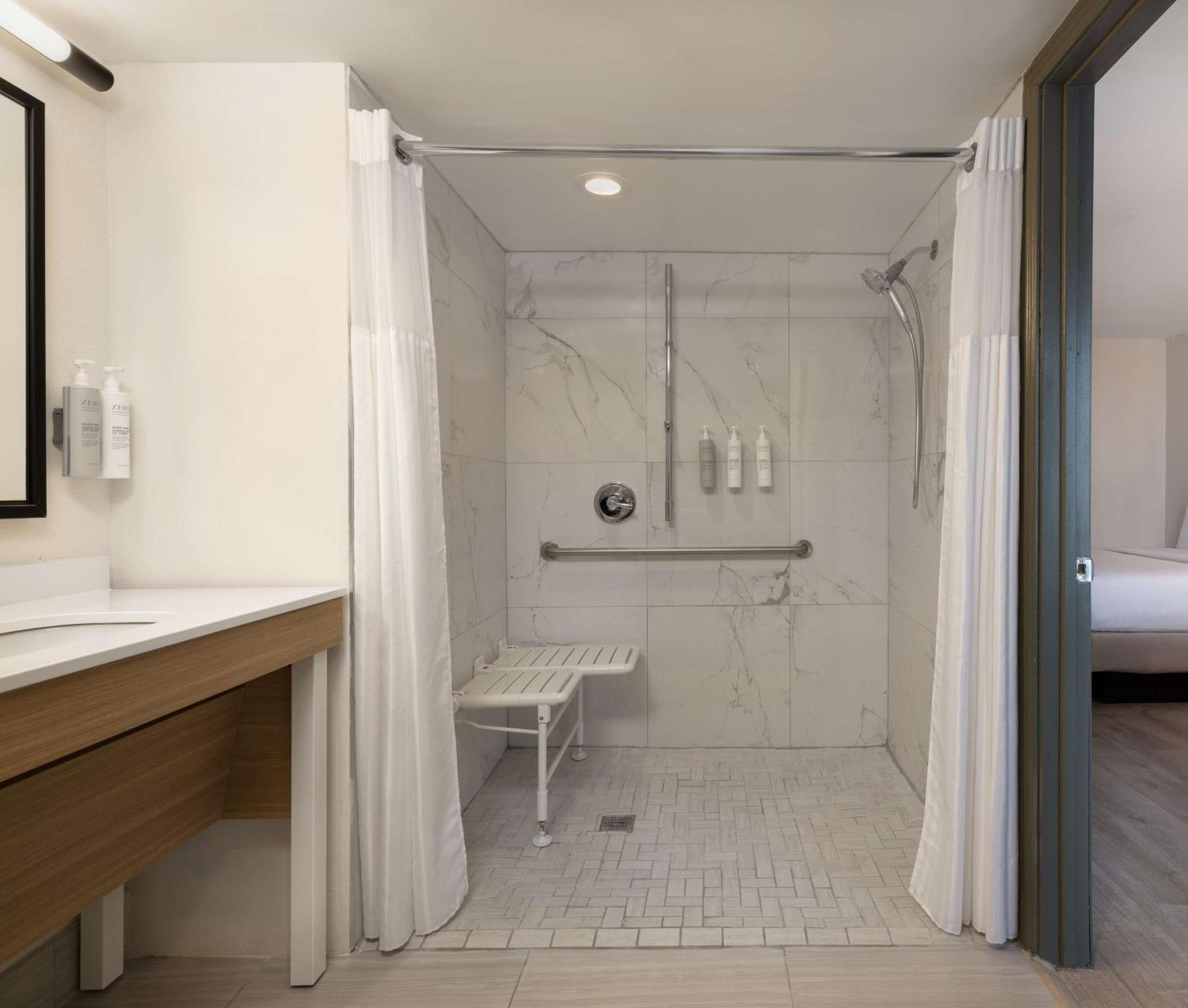 King Room with Roll-In Shower - Disability Access