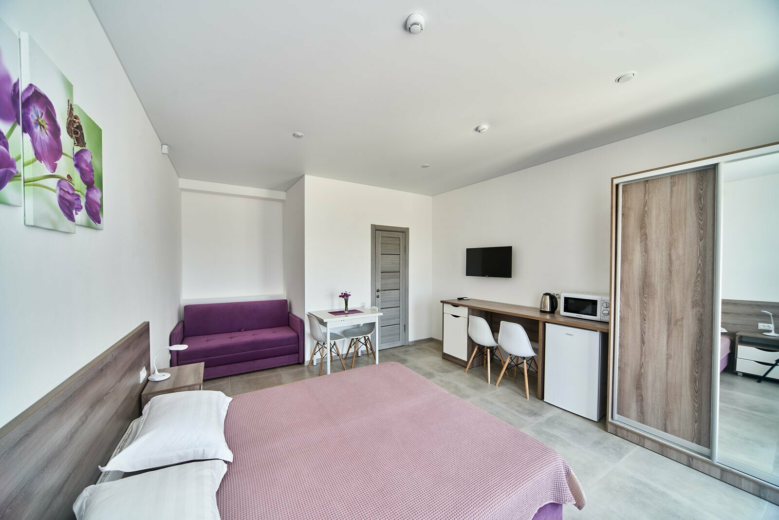 Четырехместный номер с видом на море