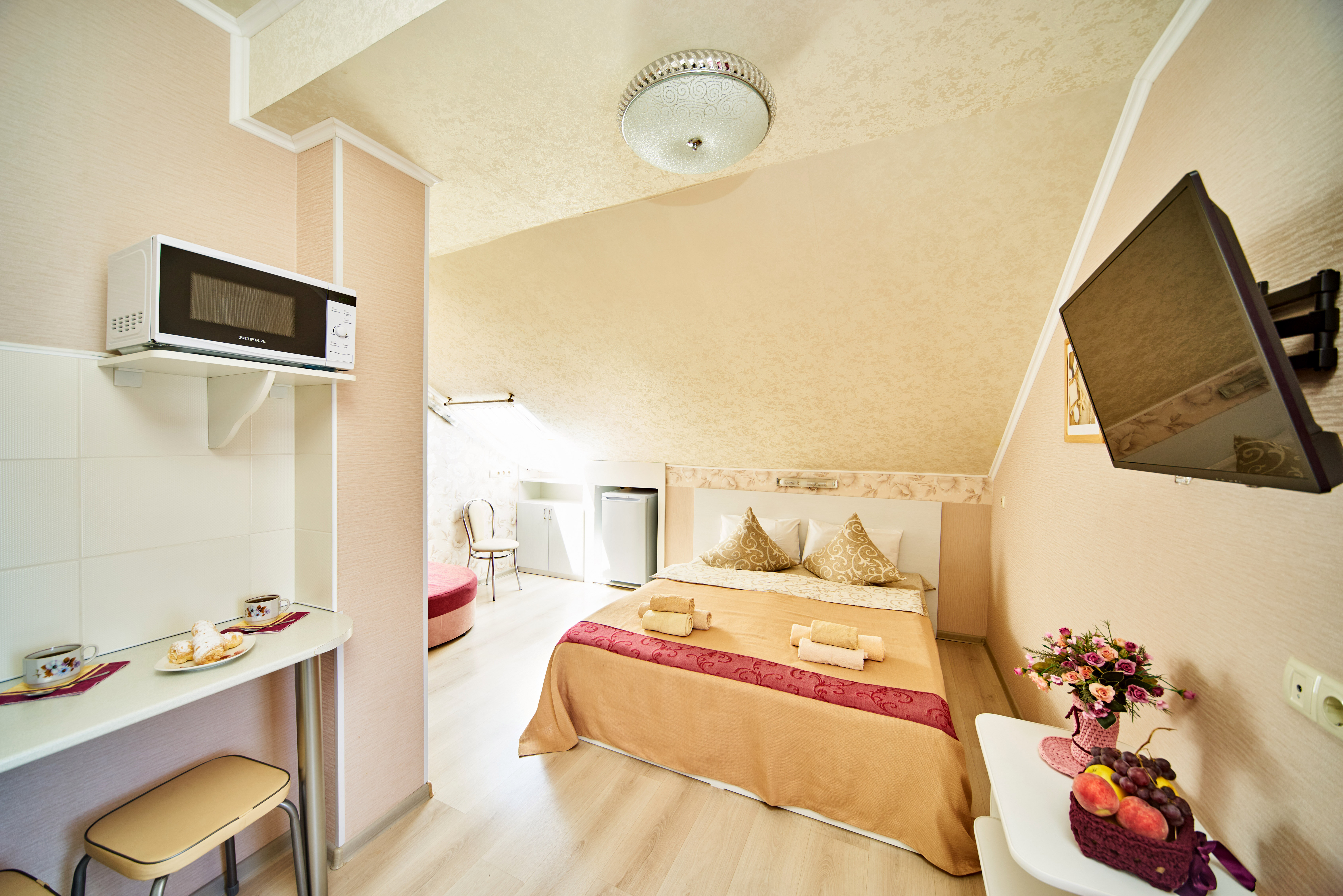 Двухместный номер с 1 кроватью и собственной ванной комнатой