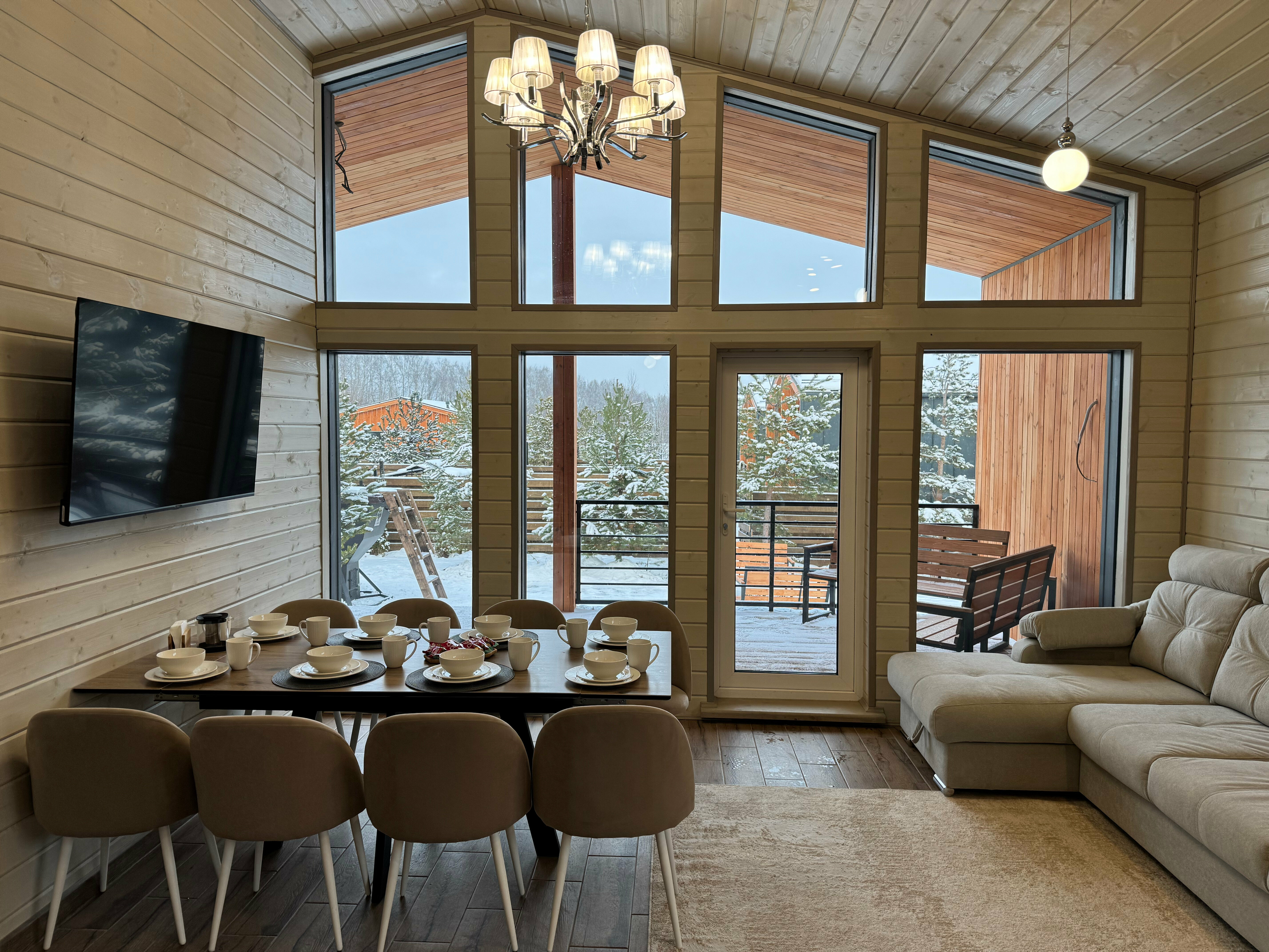 Стандартный дом 3-х комнатный барнхаус для отдыха и праздника