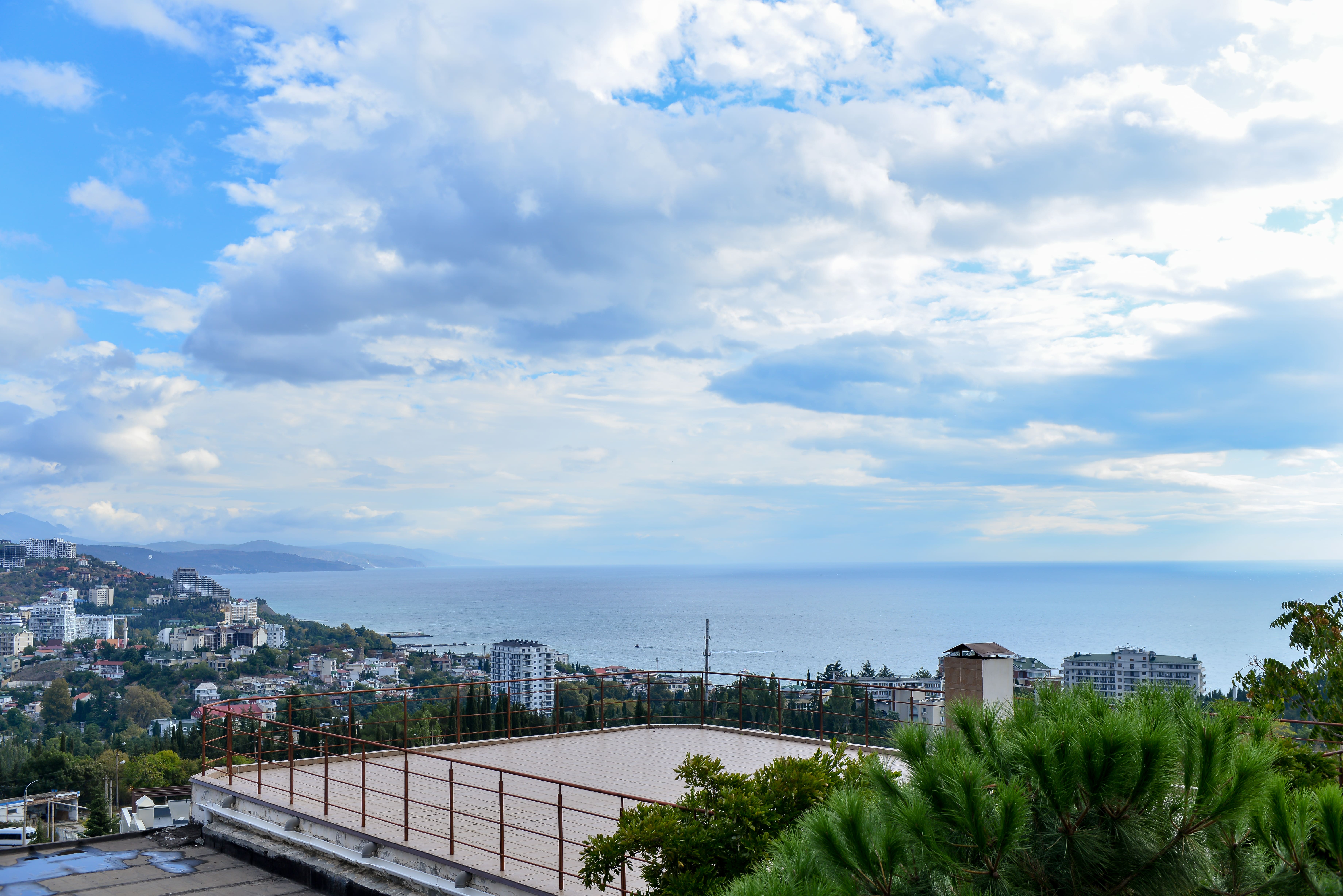 Четырехместный номер с видом на море