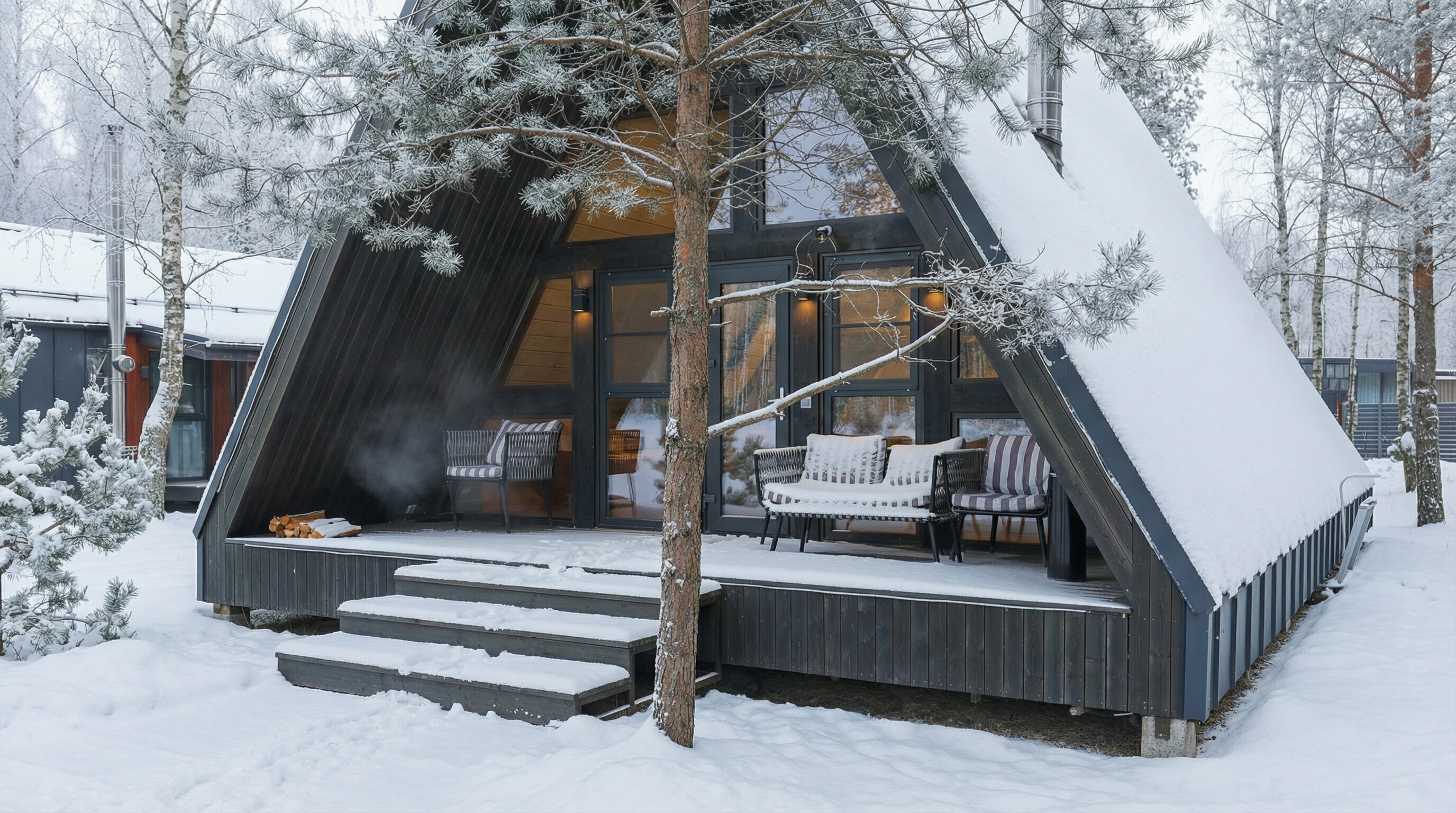 Коттедж с видом на озеро