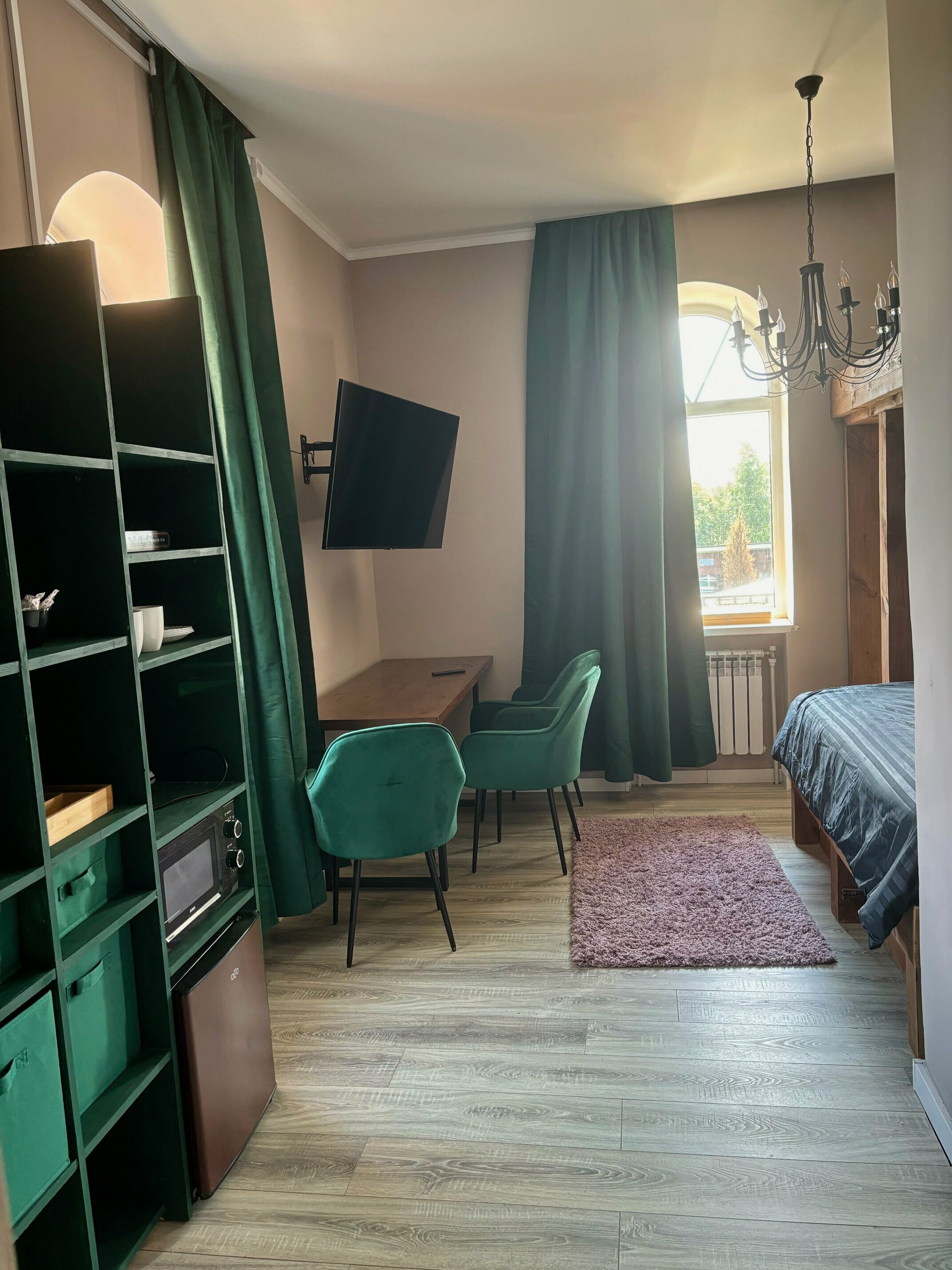 Двухместный номер с 1 кроватью и балконом