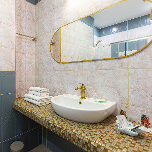 Двухкомнатный номер с эркером и душем