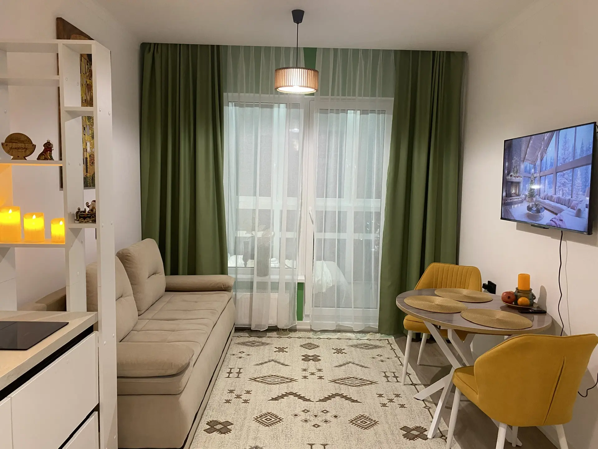 Апартаменты с 1 спальней