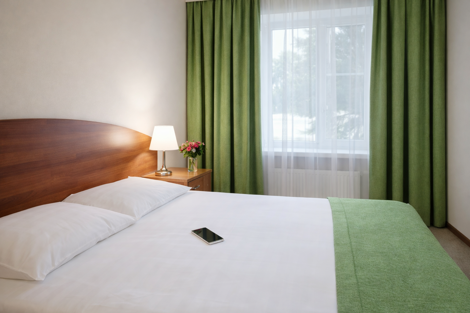 Улучшенный номер с кроватью размера «king-size» или 2 отдельными кроватями