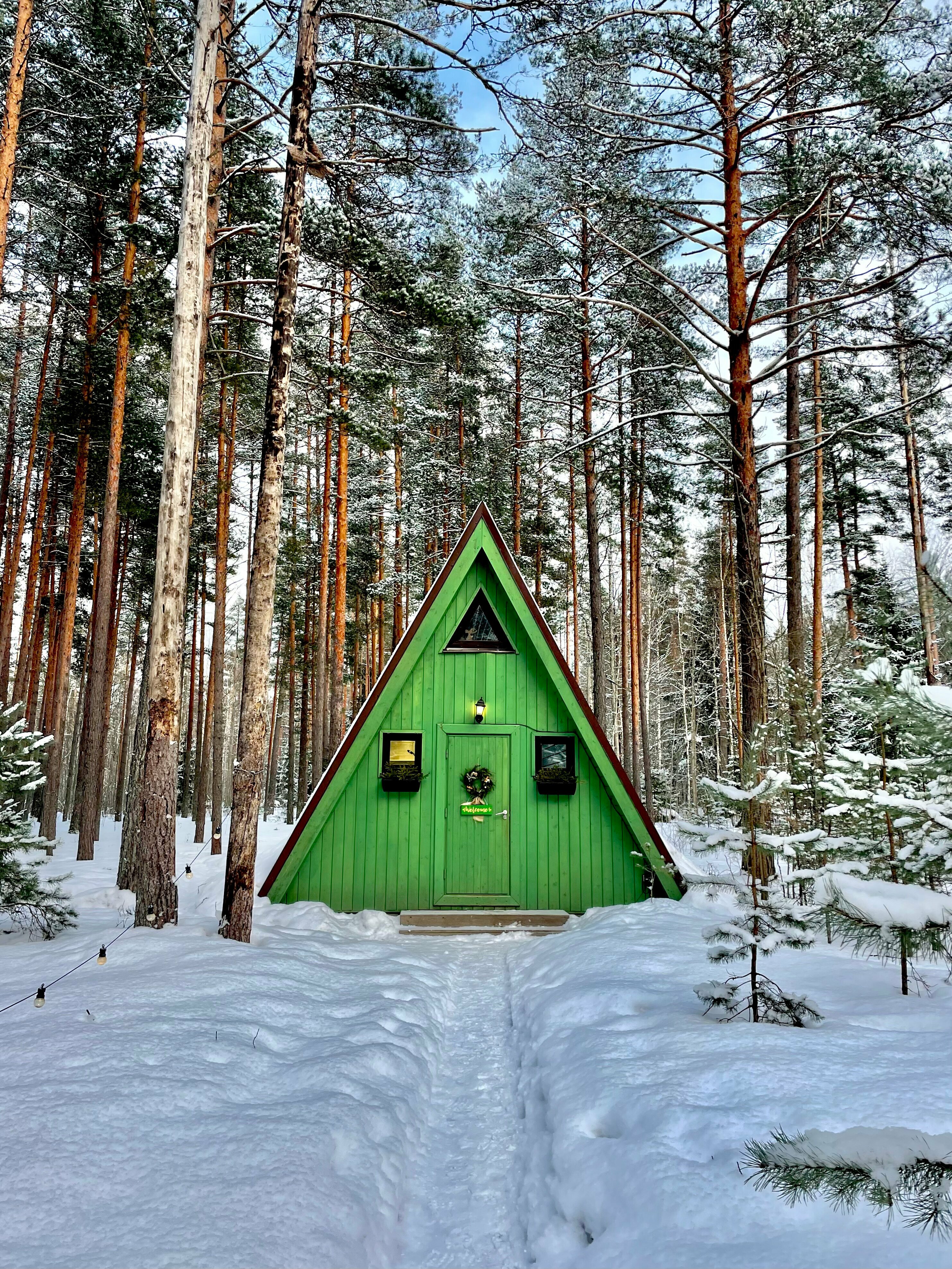 Зеленый домик без купели