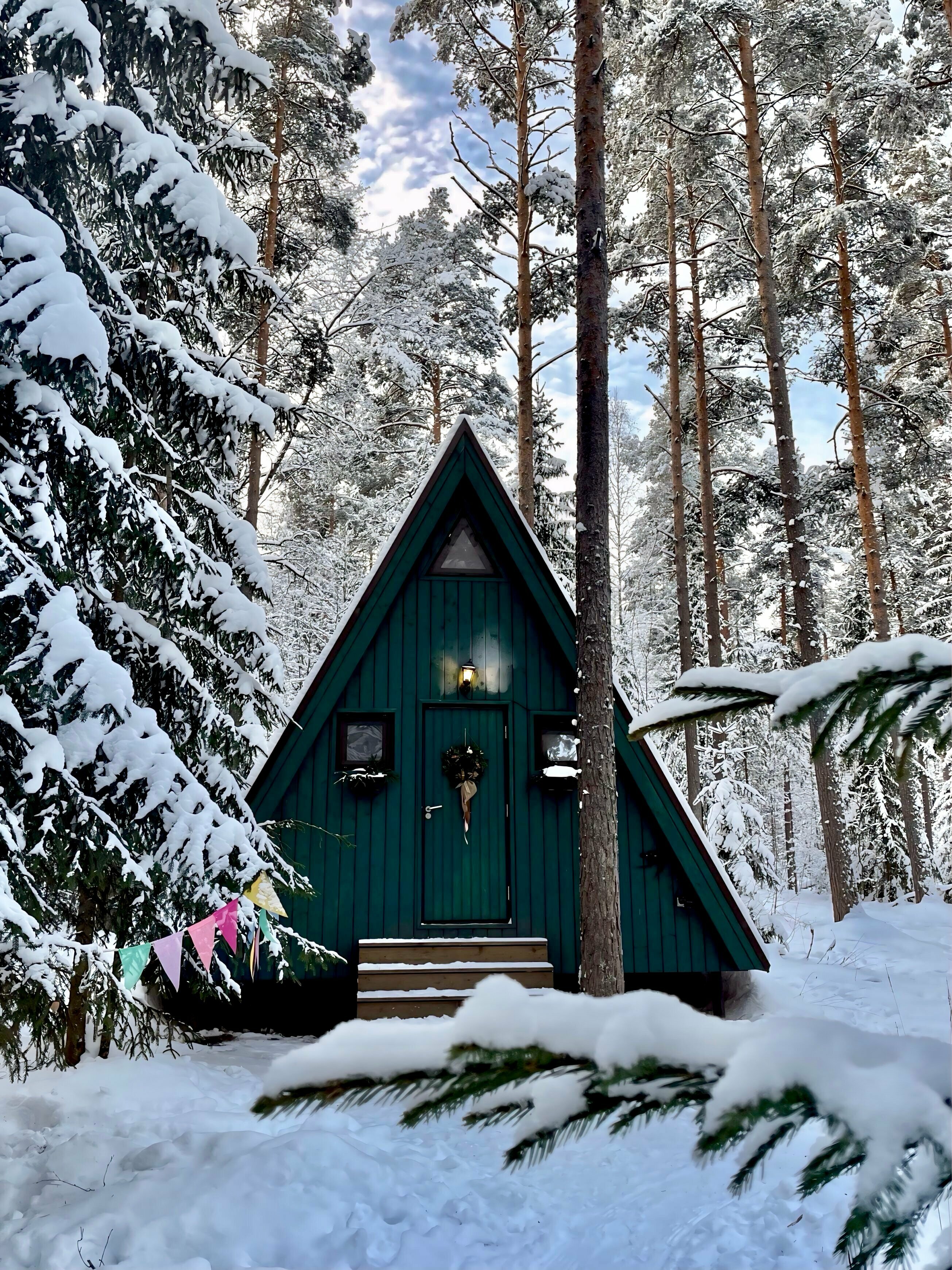 Изумрудный домик с купелью