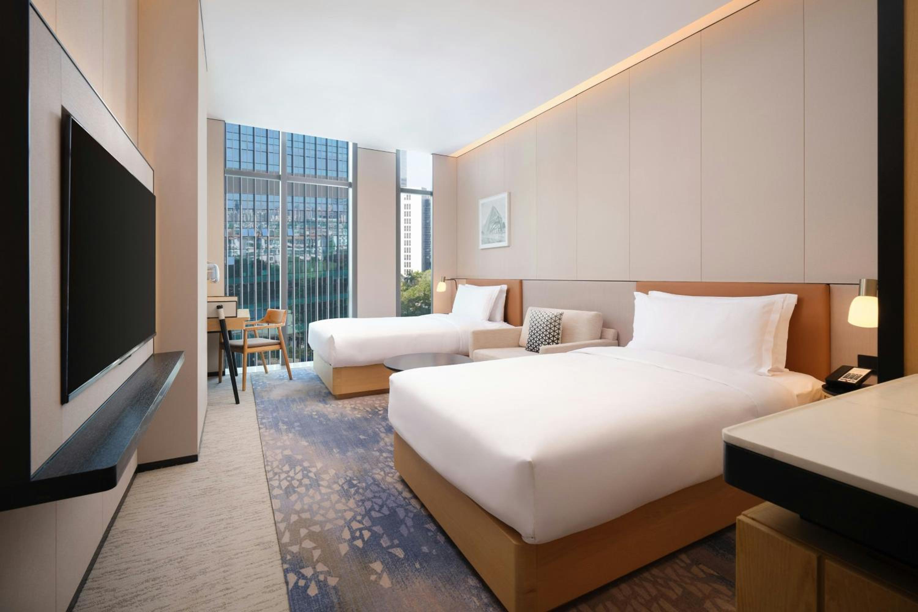 Queen Room with Two Queen Beds and City View - High Floor