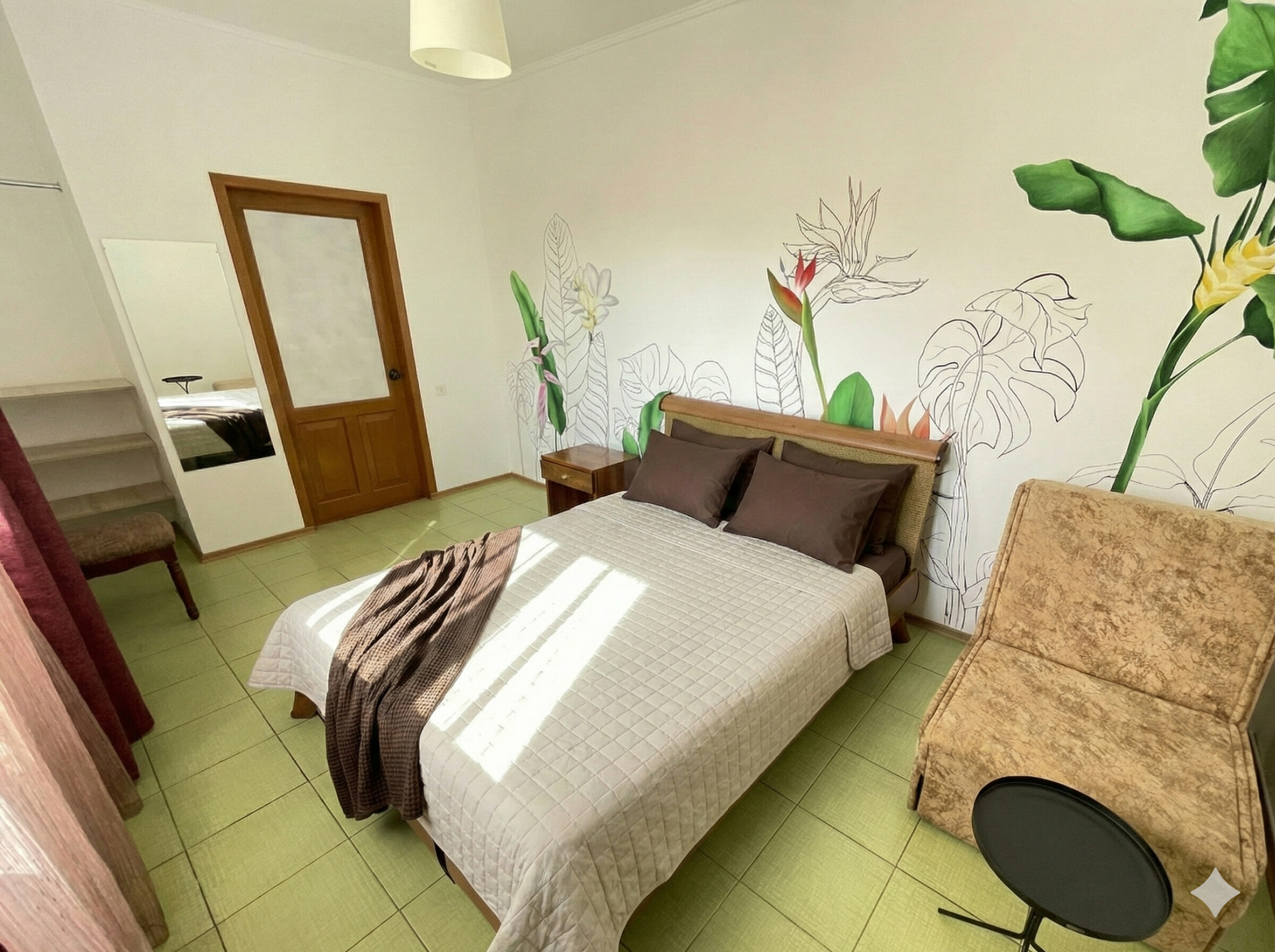 Двухместная комната с 1 кроватью