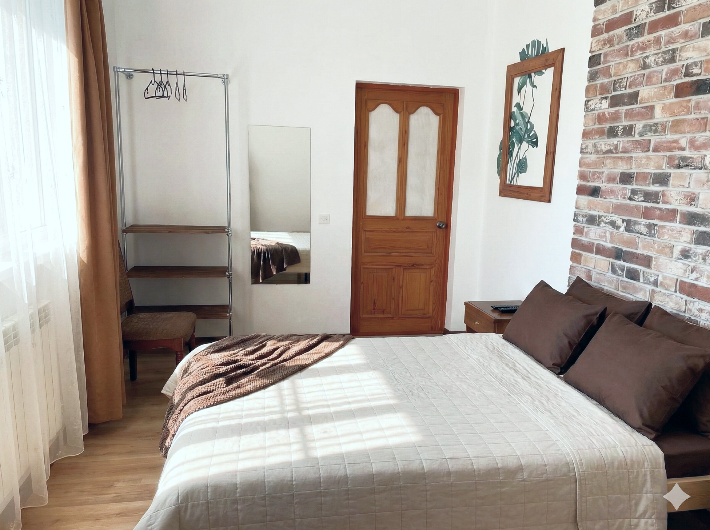 Двухместная комната с 1 кроватью и видом на горы