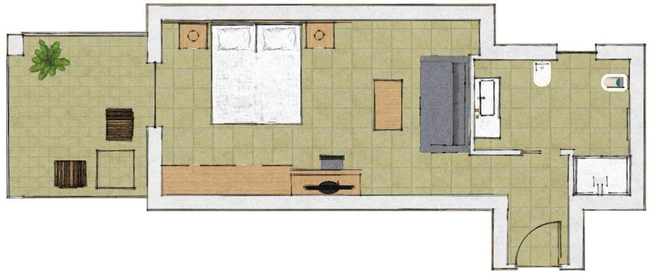 Quadruple Room with Balcony