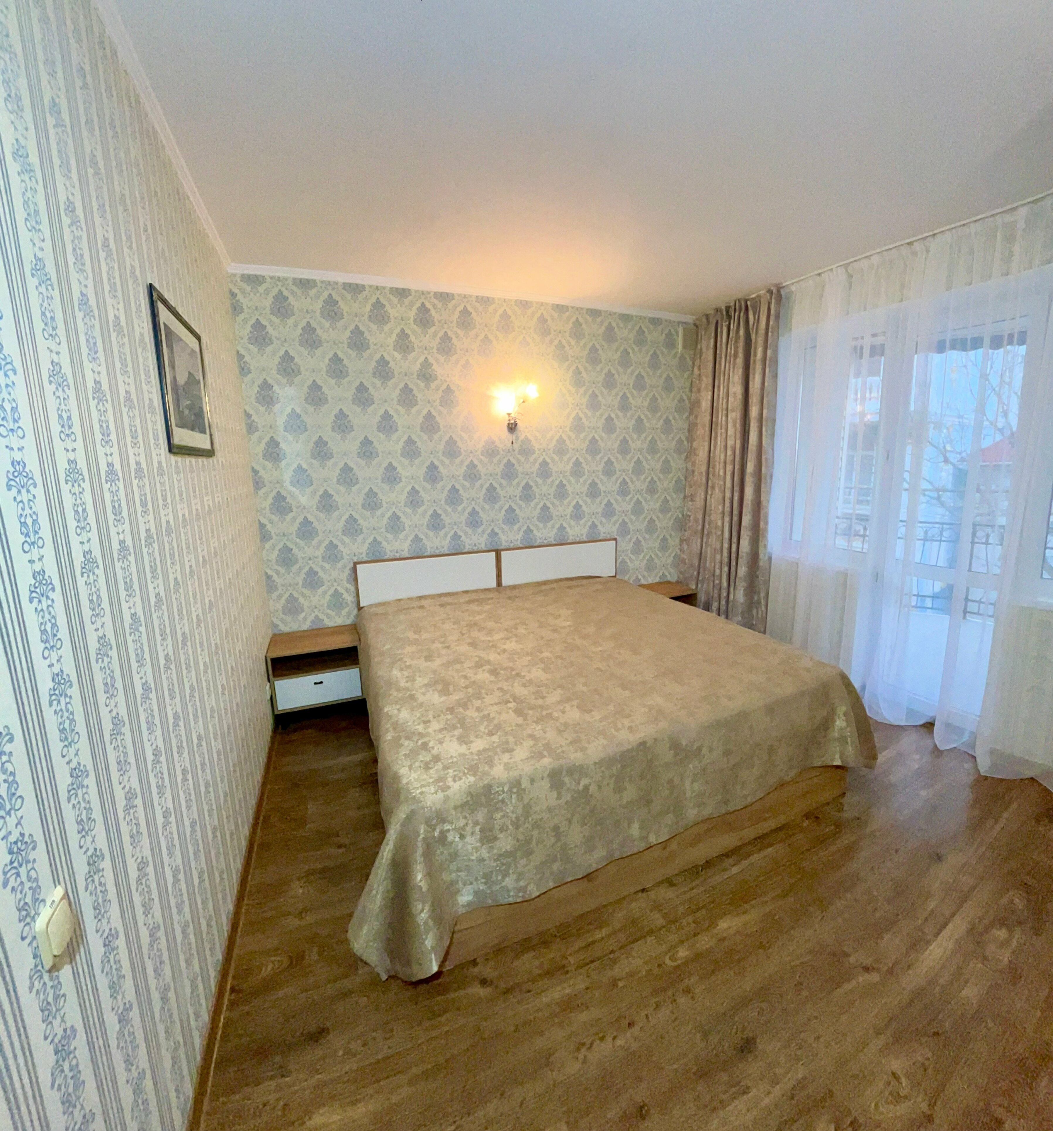 Двухместный номер с 1 кроватью или 2 отдельными кроватями и балконом