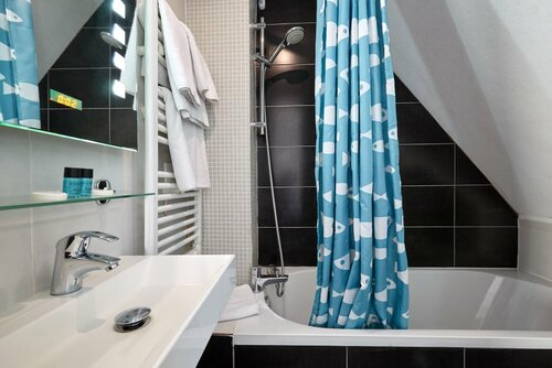 Номер с 2 односпальными кроватями в Hotel Alane