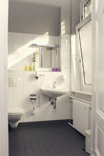Общее спальное помещение (Bed(s) in a Dorm for 8, Ensuite) в Grand Hostel Classic