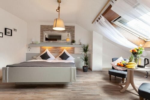 Двухместный номер с 1 двуспальной кроватью, балкон, вид на горы в Hotel Petra