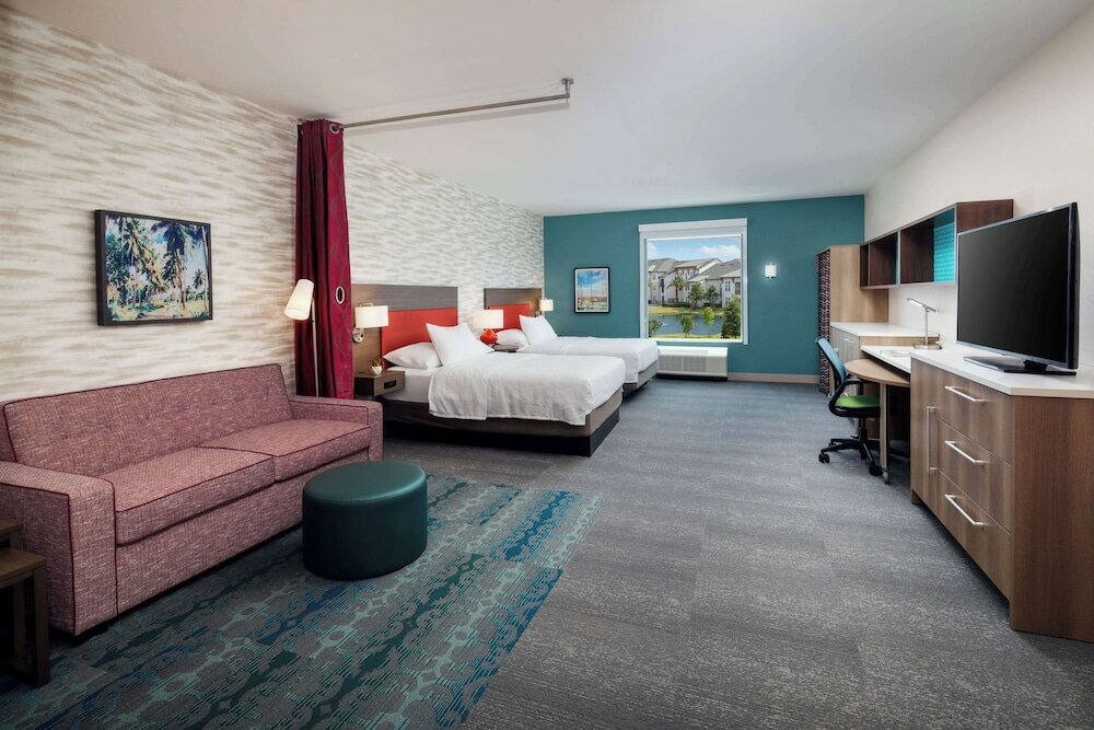 Studio Suite, 2 Queen Beds, Accessible, Bathtub