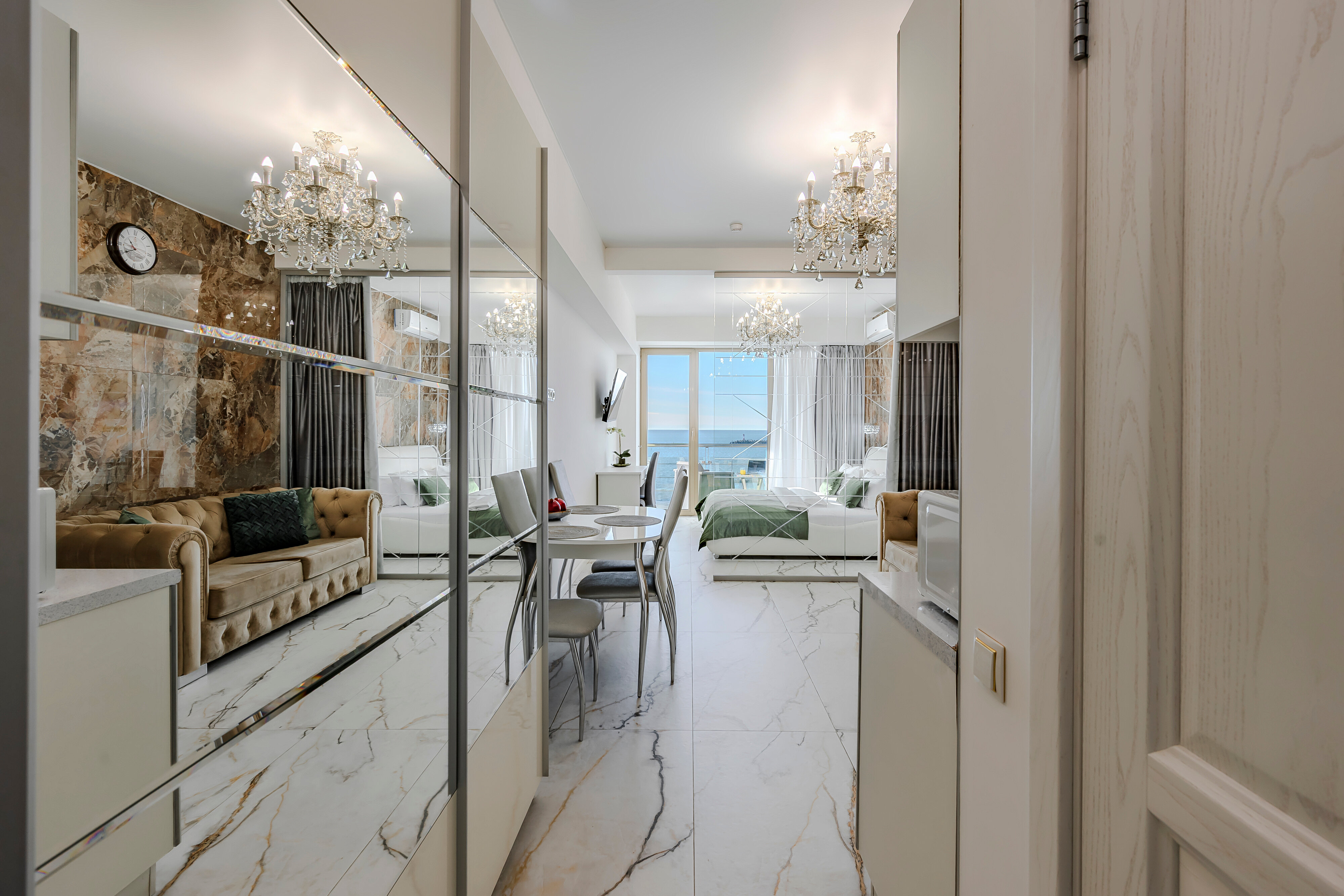 Апартаменты Luxe с панорамным видом на море