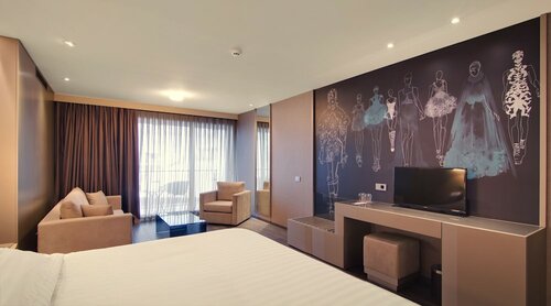 Полулюкс, вид на город в Saz City Life Hotel