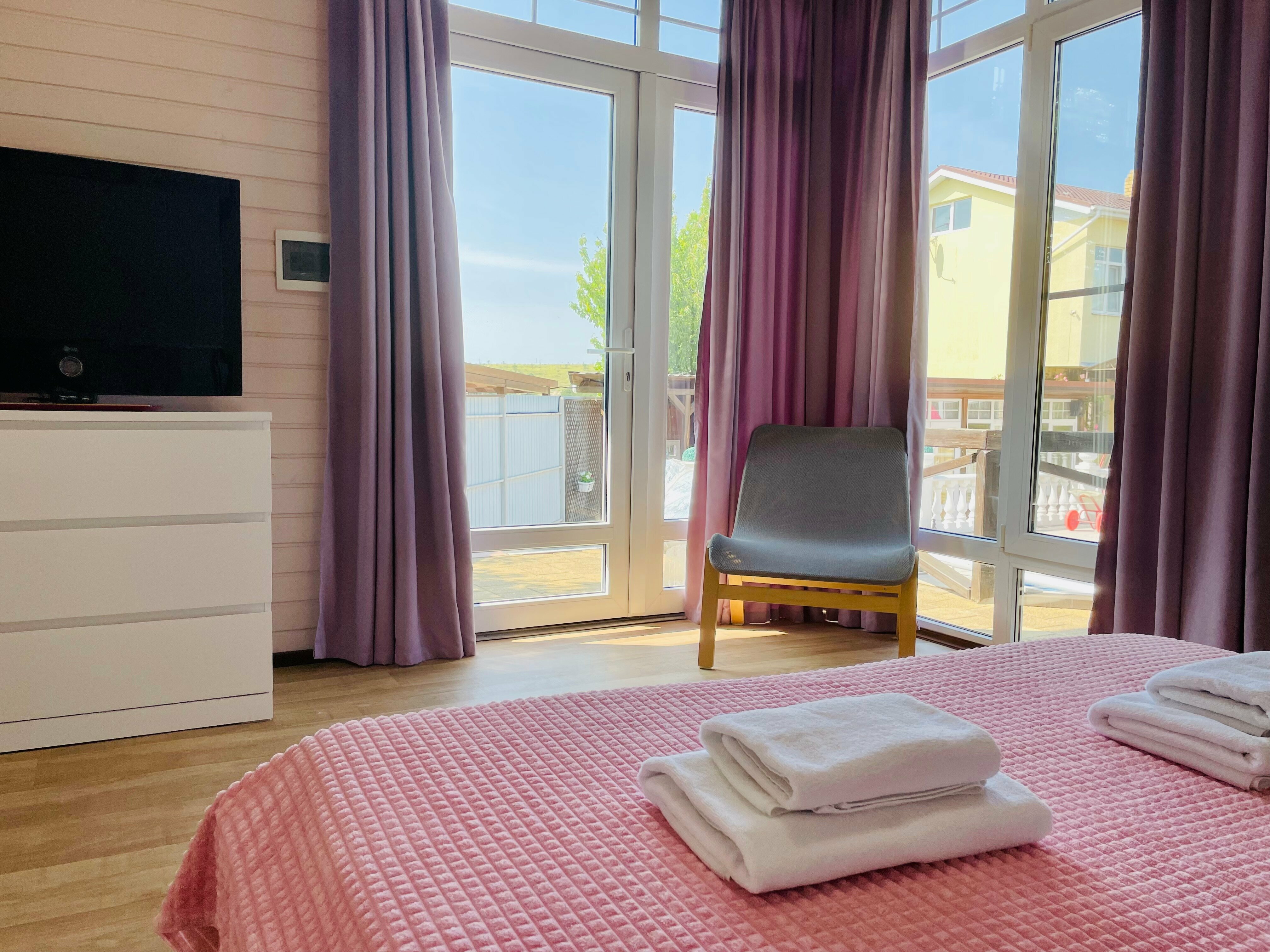 Двухместный номер с 1 кроватью и видом на бассейн