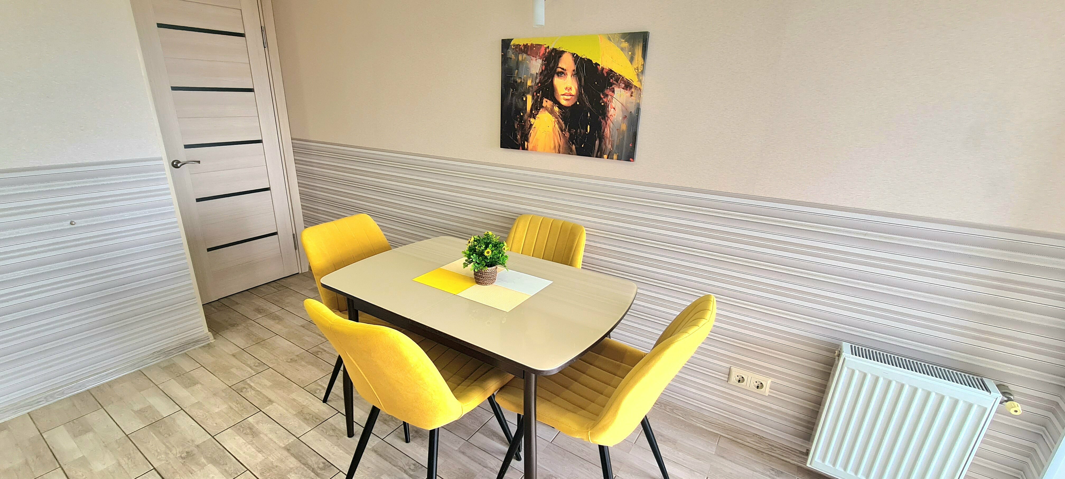 Апартаменты  с кухней с балконом с видом на море и Парк Победы