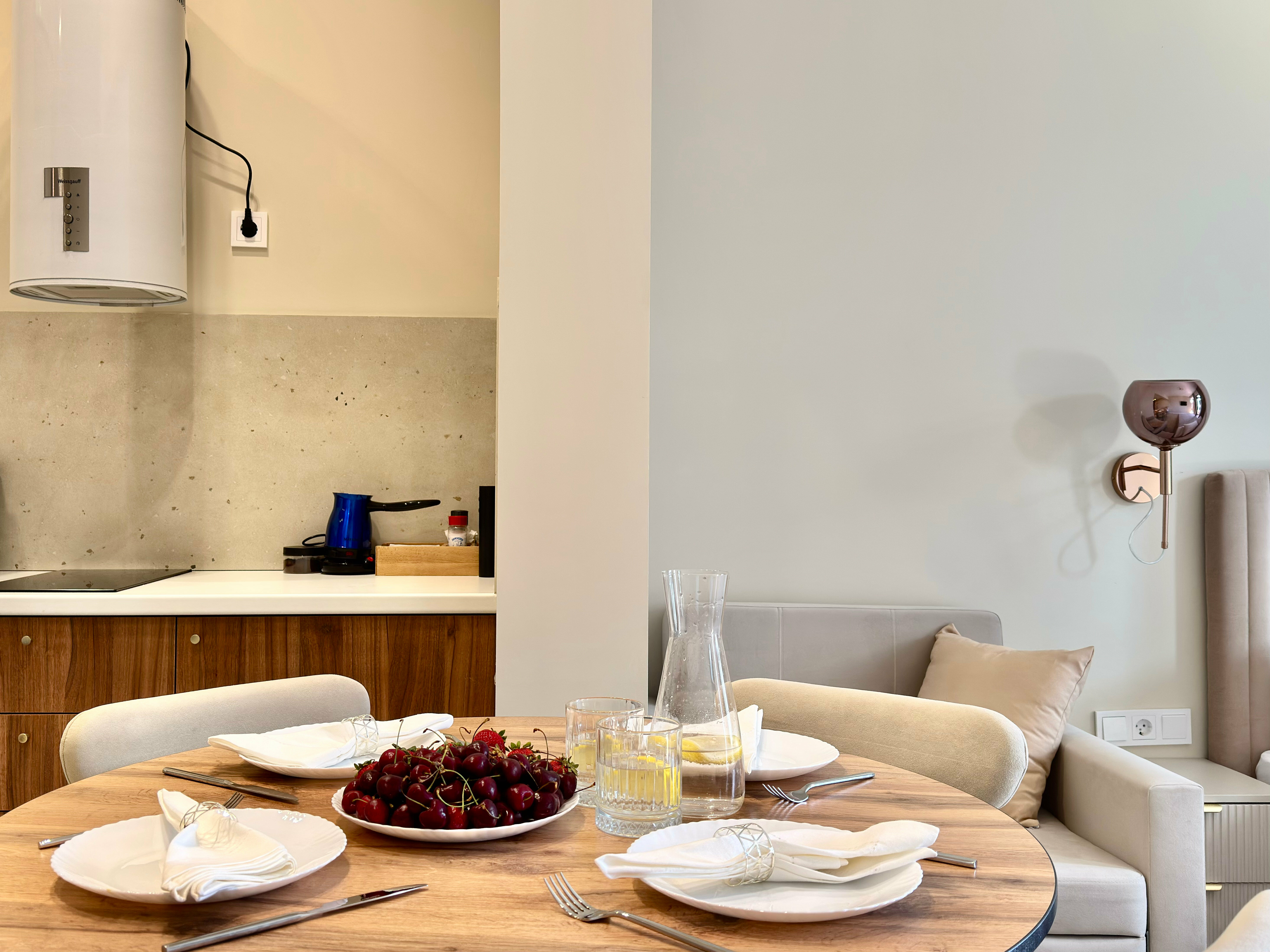 Люкс с видом на море и реку с балконом