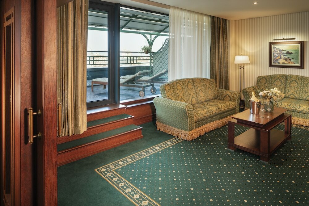 Panorama Suite on the top floor with a huge terrace