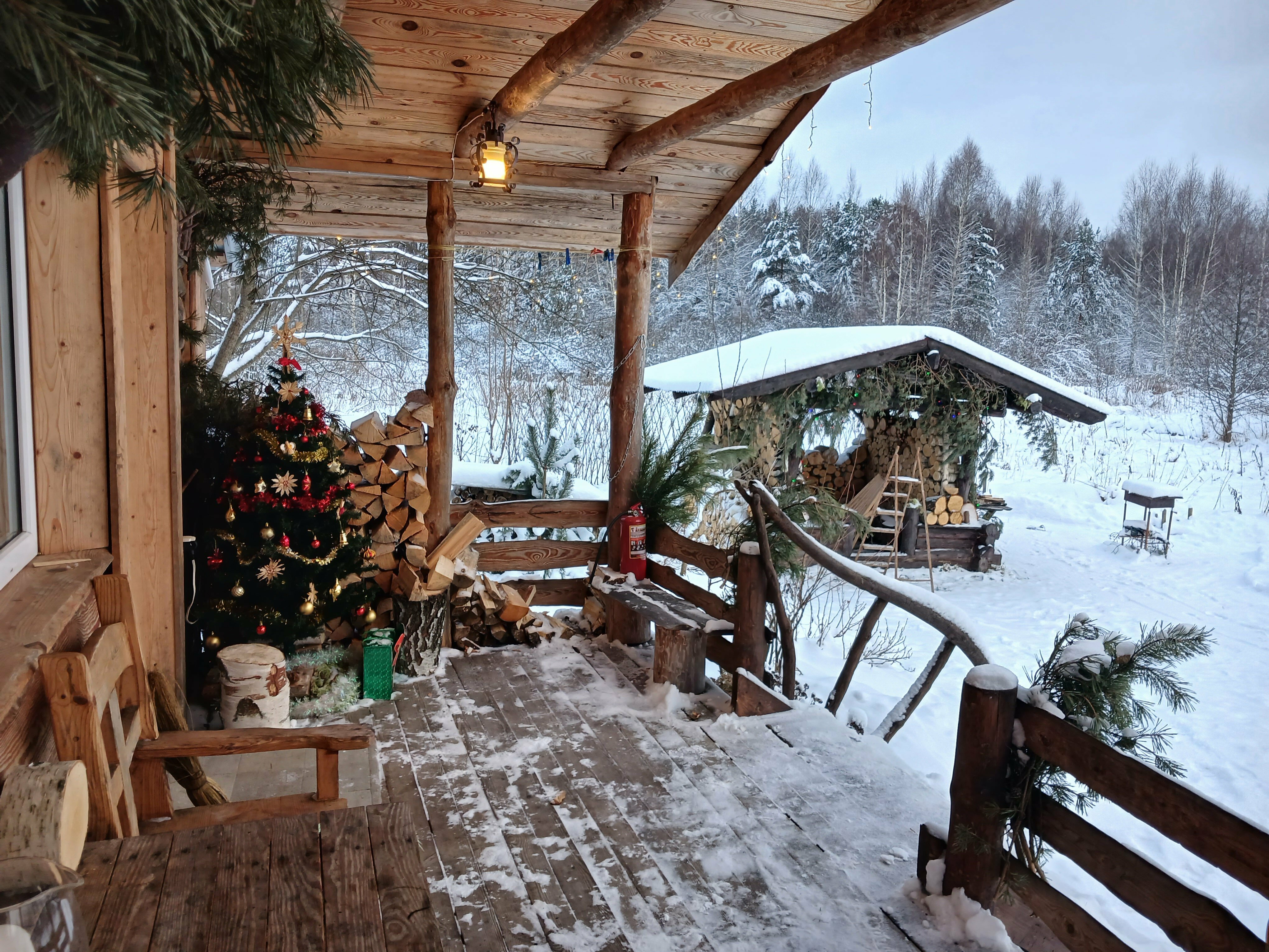Дом у леса с камином