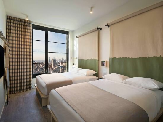 Two Double Room with City View