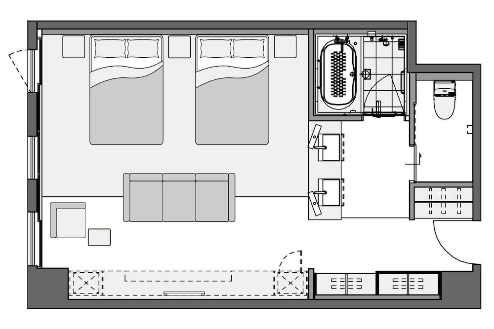 Executive Twin Room, Non Smoking, Bathtub