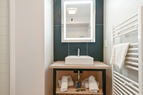 Улучшенная студия, 1 двуспальная кровать в Appart'City Lille Grand Palais