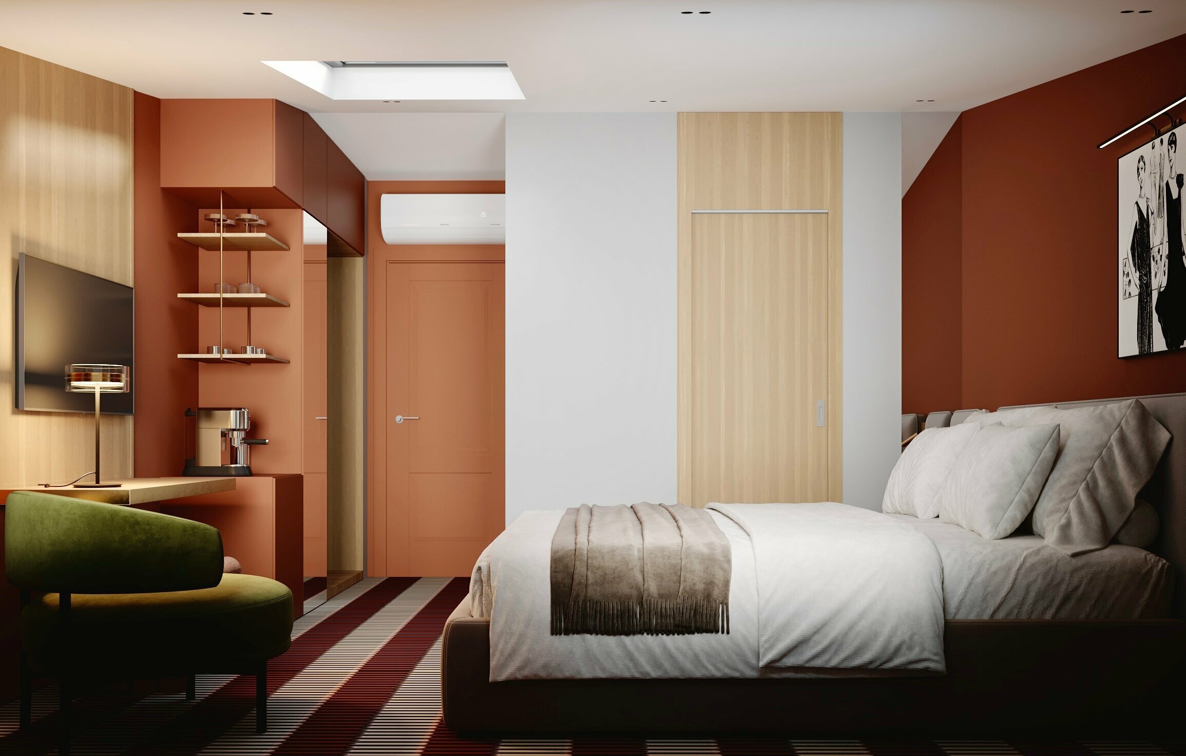 Двухместный номер Делюкс с 1 кроватью или 2 отдельными кроватями