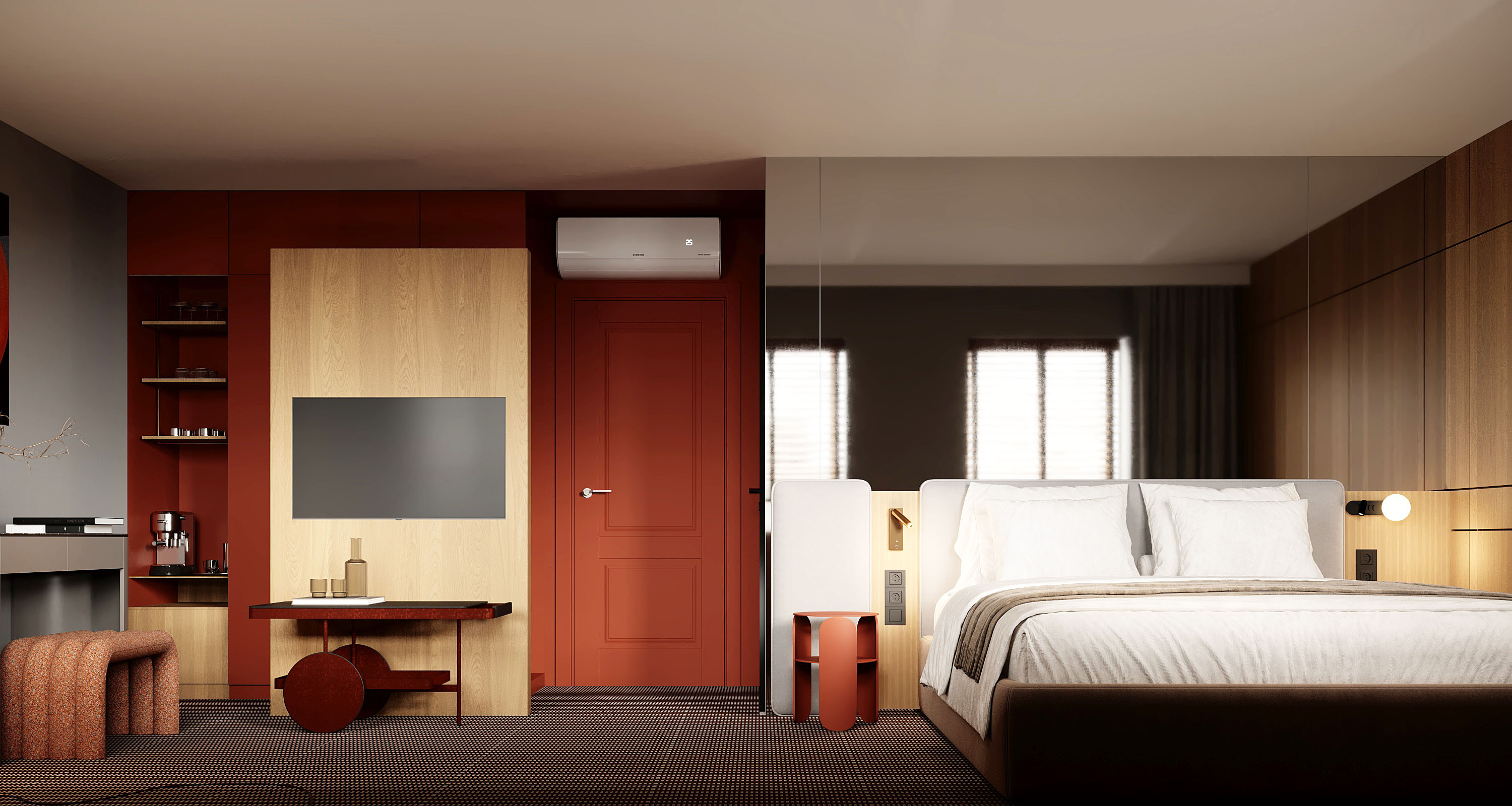 Трехместный номер Делюкс