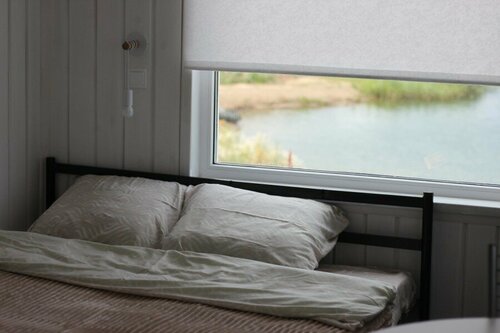 Двухместный номер с двуспальной кроватью и дополнительной кроватью в Лисья Гора