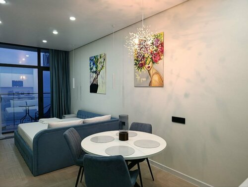 Дизайнерская студия  LS - LUX - FLY SKY в Алуште - прямой вид на море с 16 этажа