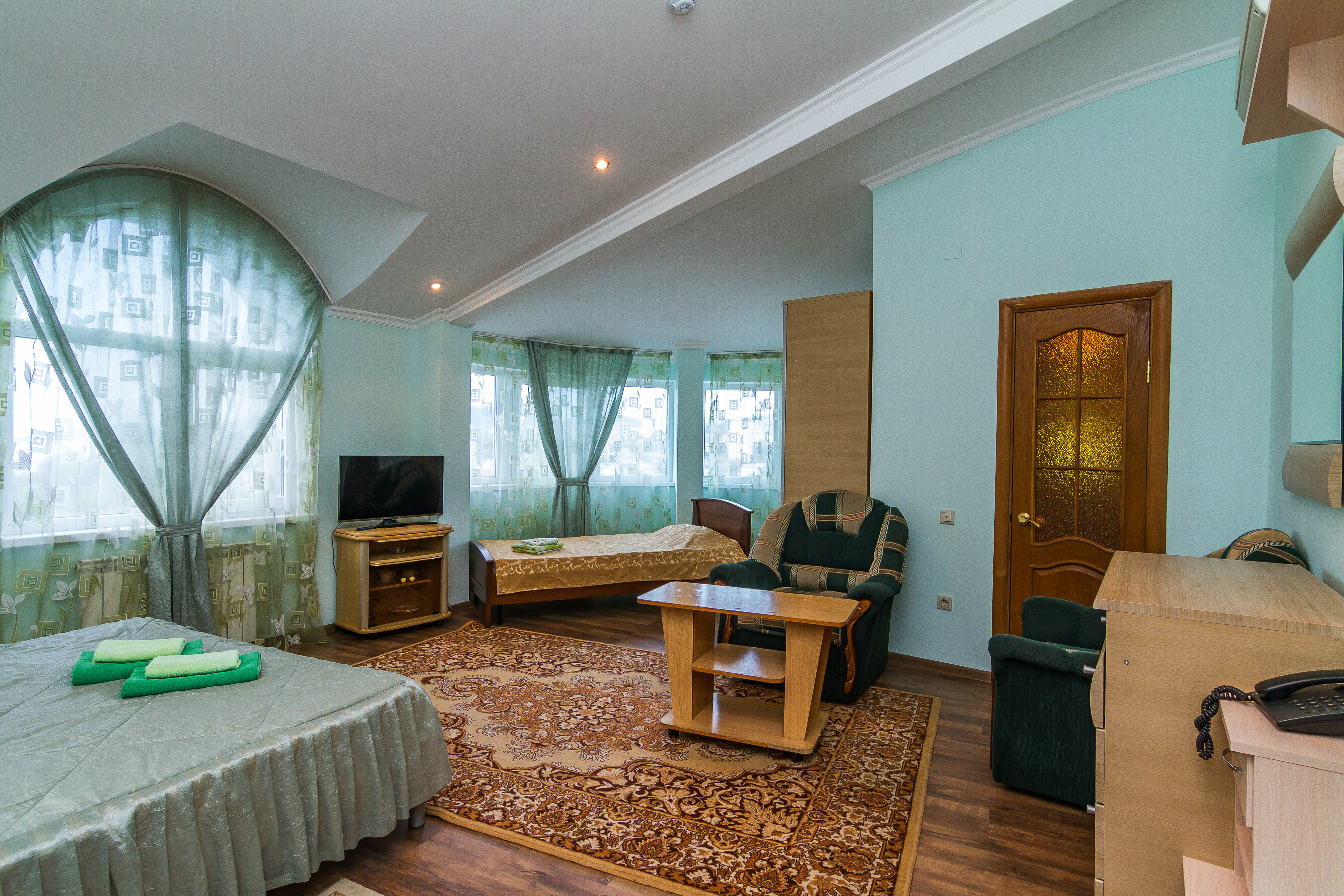 Двухместный номер с 1 кроватью и балконом, вид на море