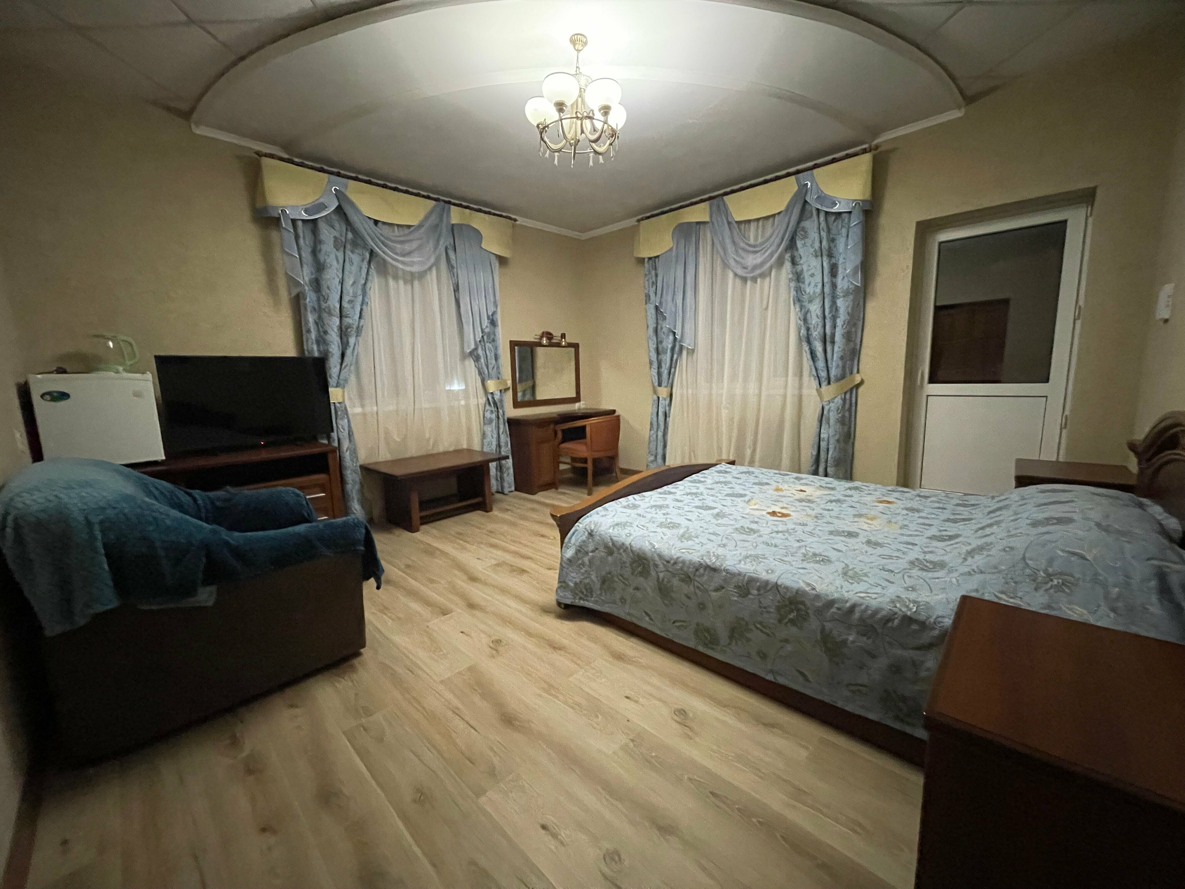 Двухместный номер с 1 кроватью и видом на горы