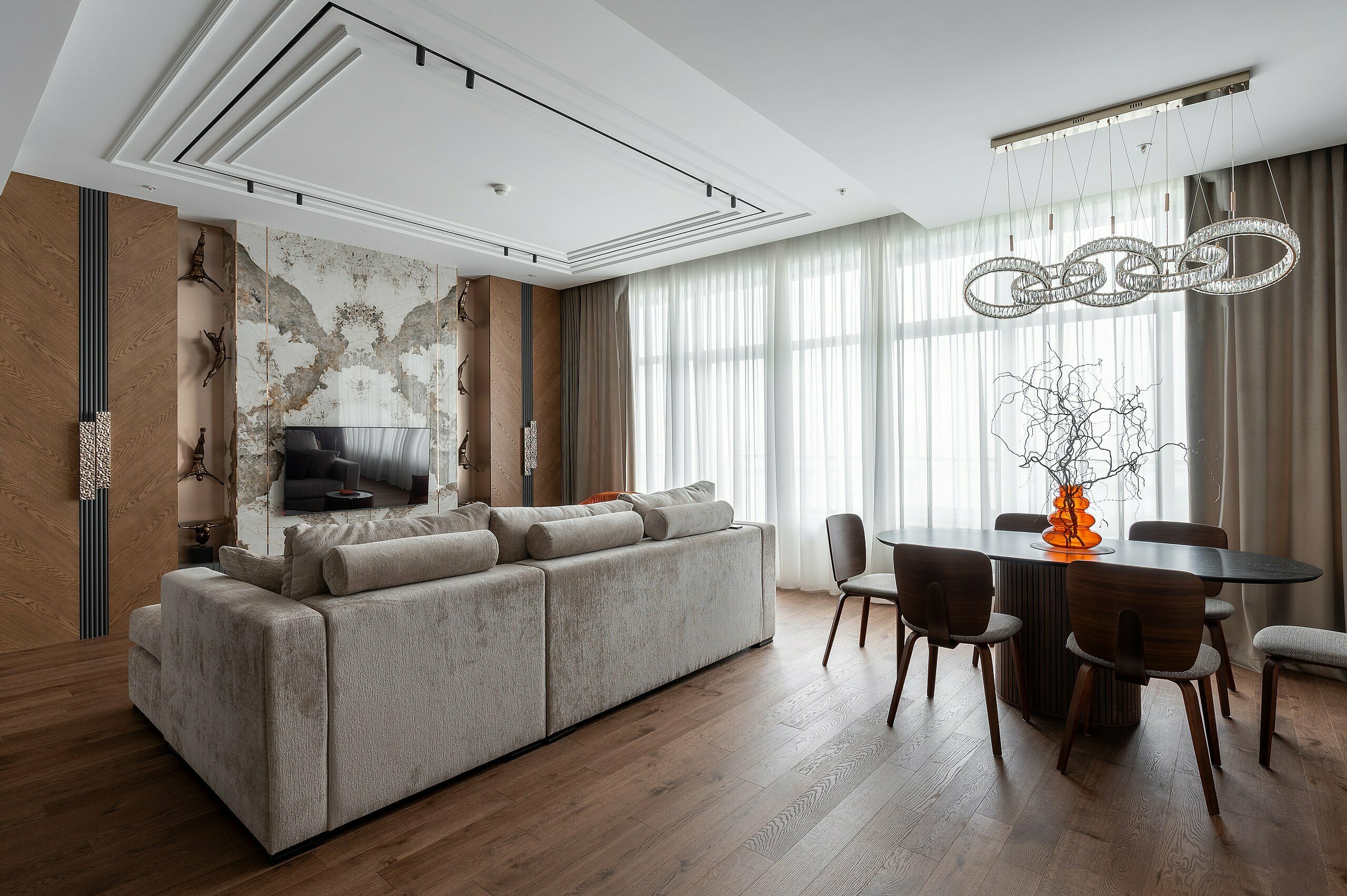 Трехкомнатный апартамент Luxury Dubai с двумя спальнями