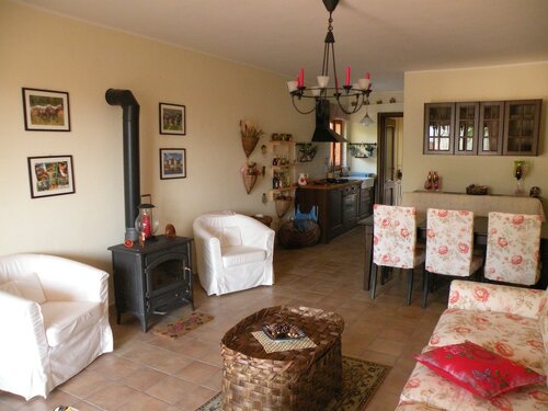 Улучшенные апартаменты, Несколько кроватей, частичный вид на озеро в Residence Orto Di Venanzio