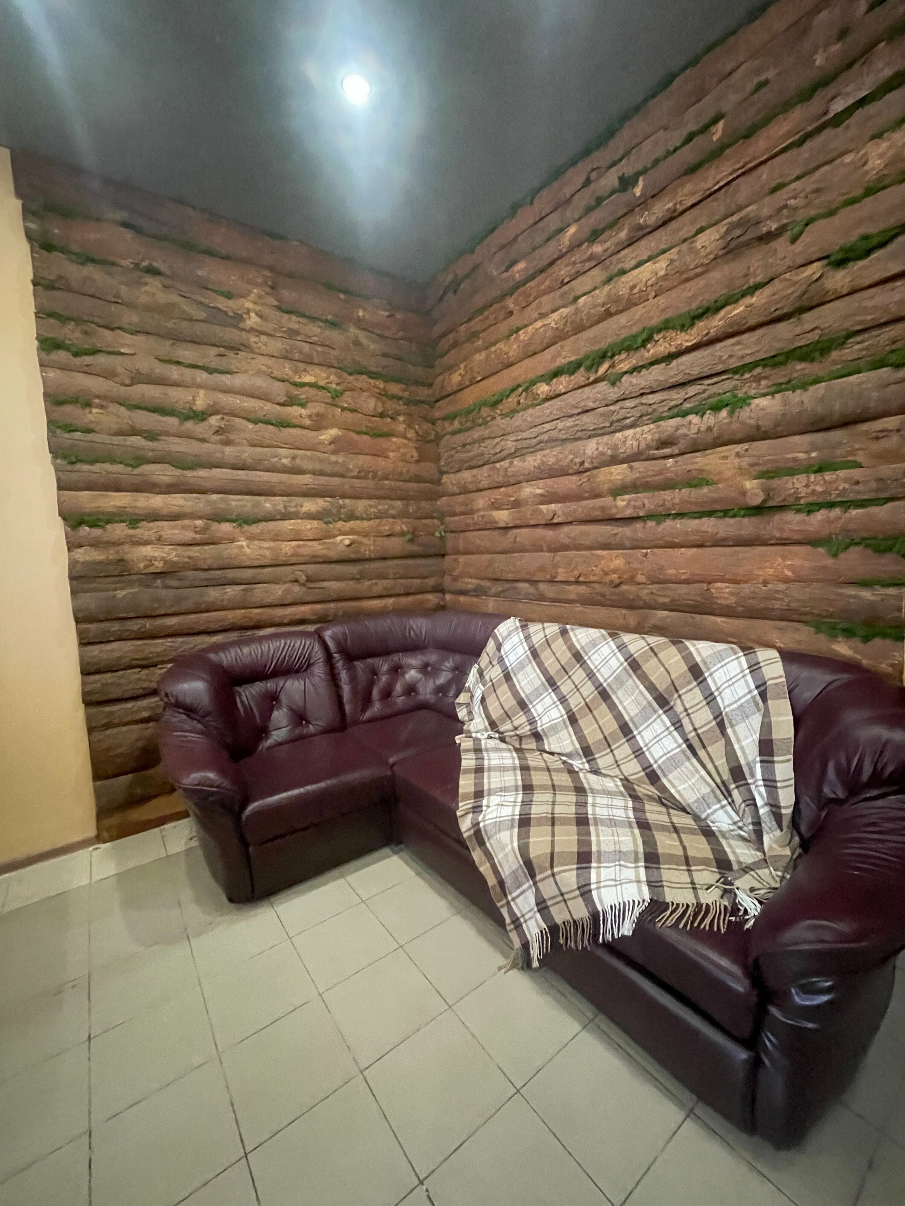 с баней на дровах